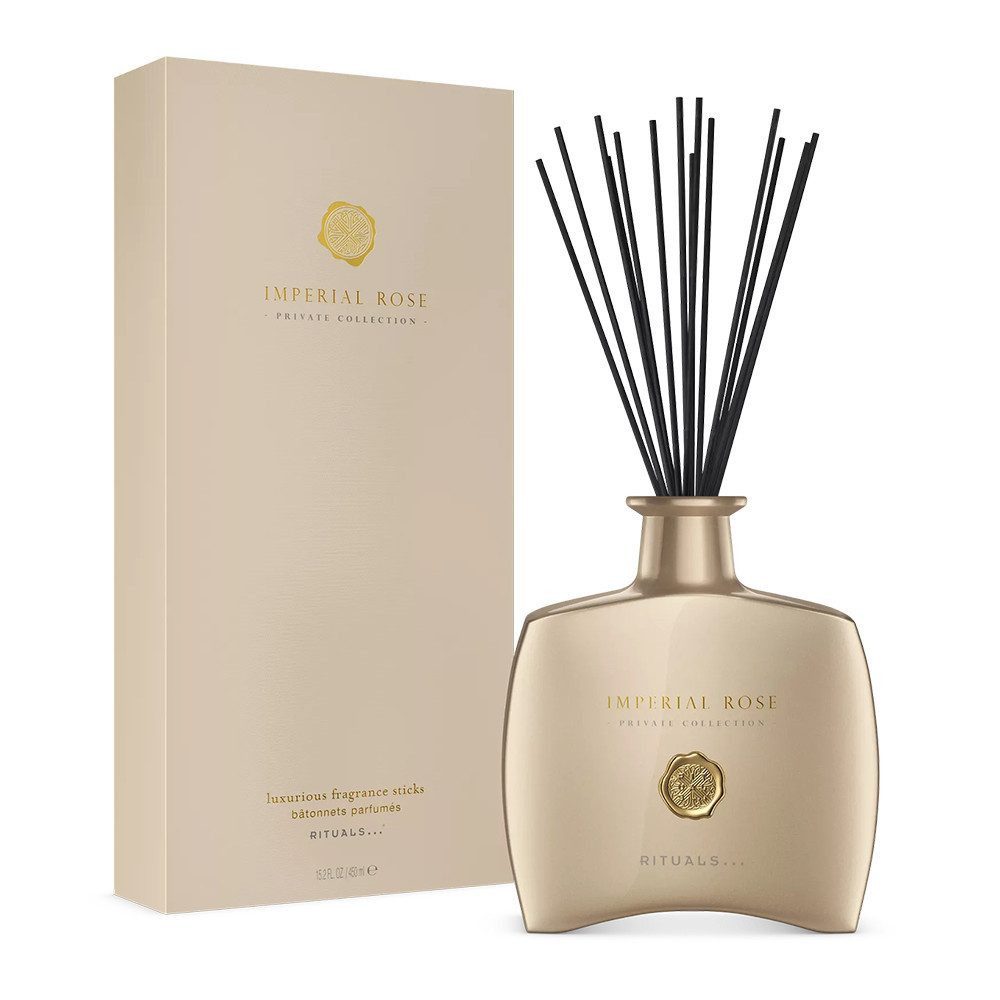 Rituals Raumduft Imperial Rose Duftstäbchen – Luxuriöser Rosenduft für Ihr Zuhause (Luxuriöse Duftstäbchen mit intensivem Rosenduft – bis zu 5 Monate Duft)