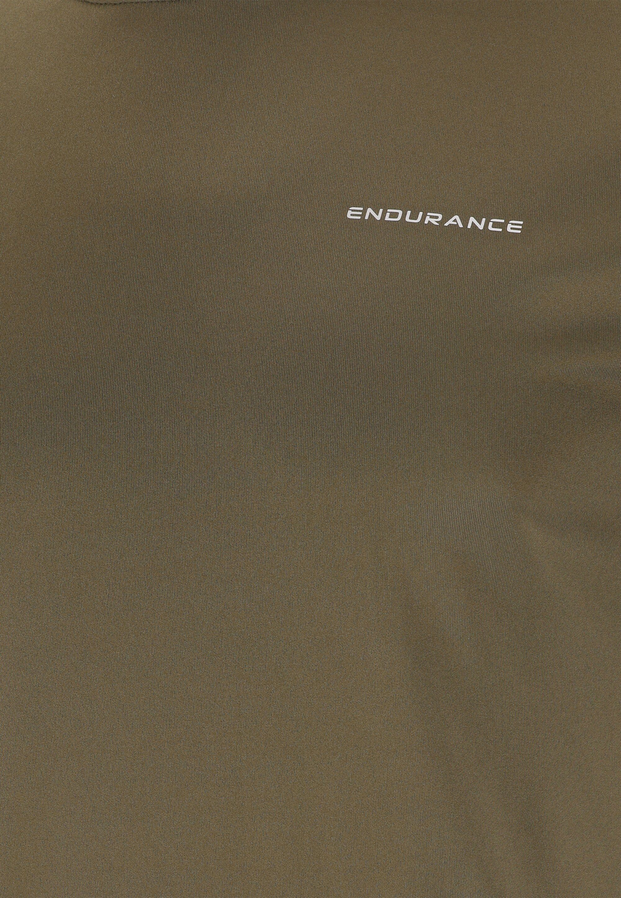 mit khaki (1-tlg) Dipose DRY-Technologie QUICK Funktionsshirt schnelltrocknender ENDURANCE