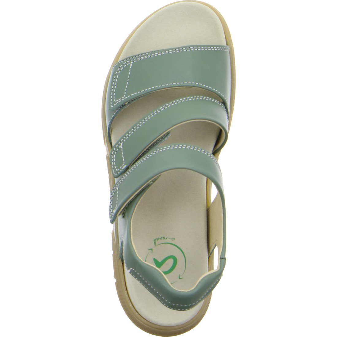 Ara Nature 047899 Schuhe, - Ara Sandalette grün Glattleder Sandalette