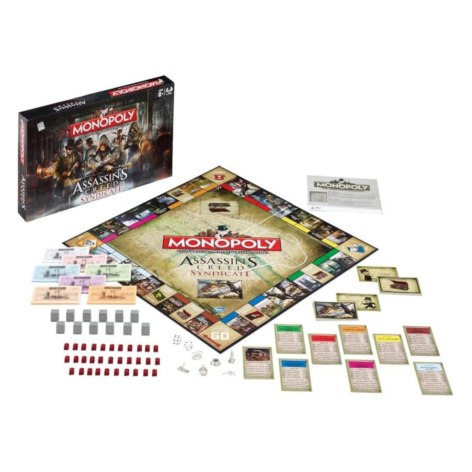 Winning Moves Spiel Monopoly Assassin's Creed Syndicate (englisch), Brettspiel, englische Ausgabe