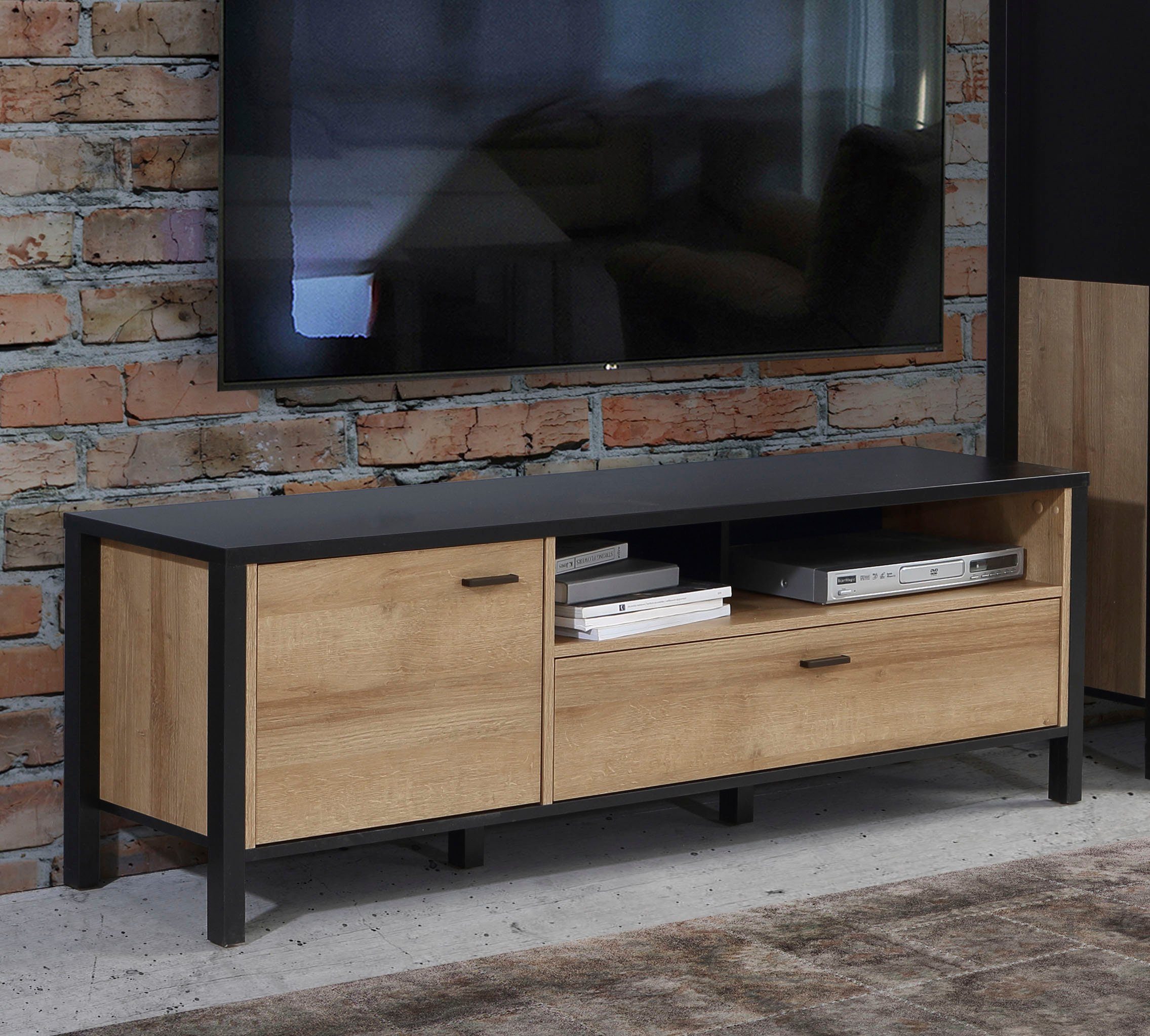 FORTE Lowboard High Rock, TV-Schrank, TV-Board, Breite ca. 151 cm