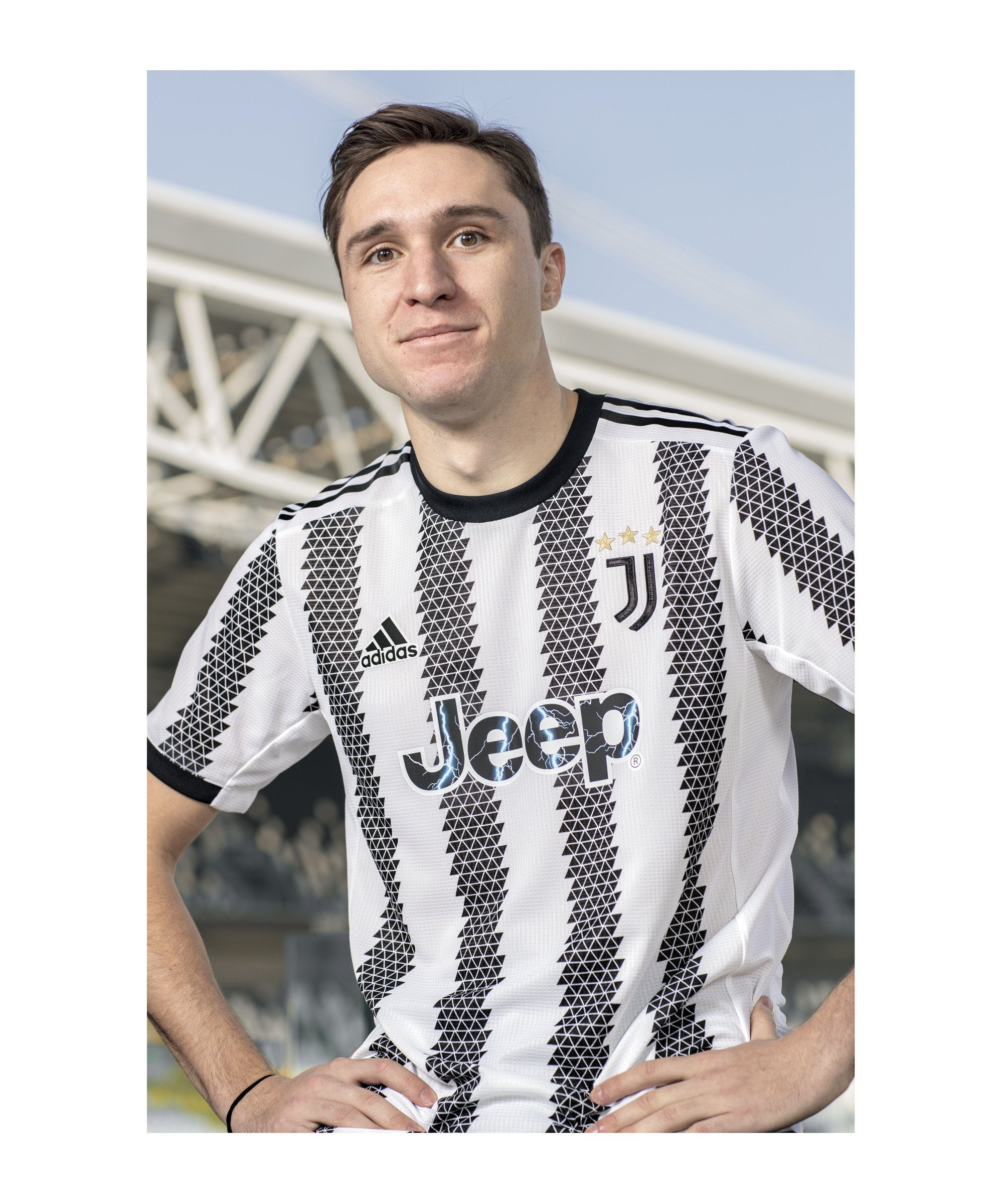 Juventus Turin 2022/2023 weissschwarz Performance adidas adidas Trikot Fußballtrikot Originals UCL