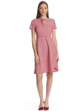 Pussy Deluxe A-Linien-Kleid Back to 1955 Red Plaid