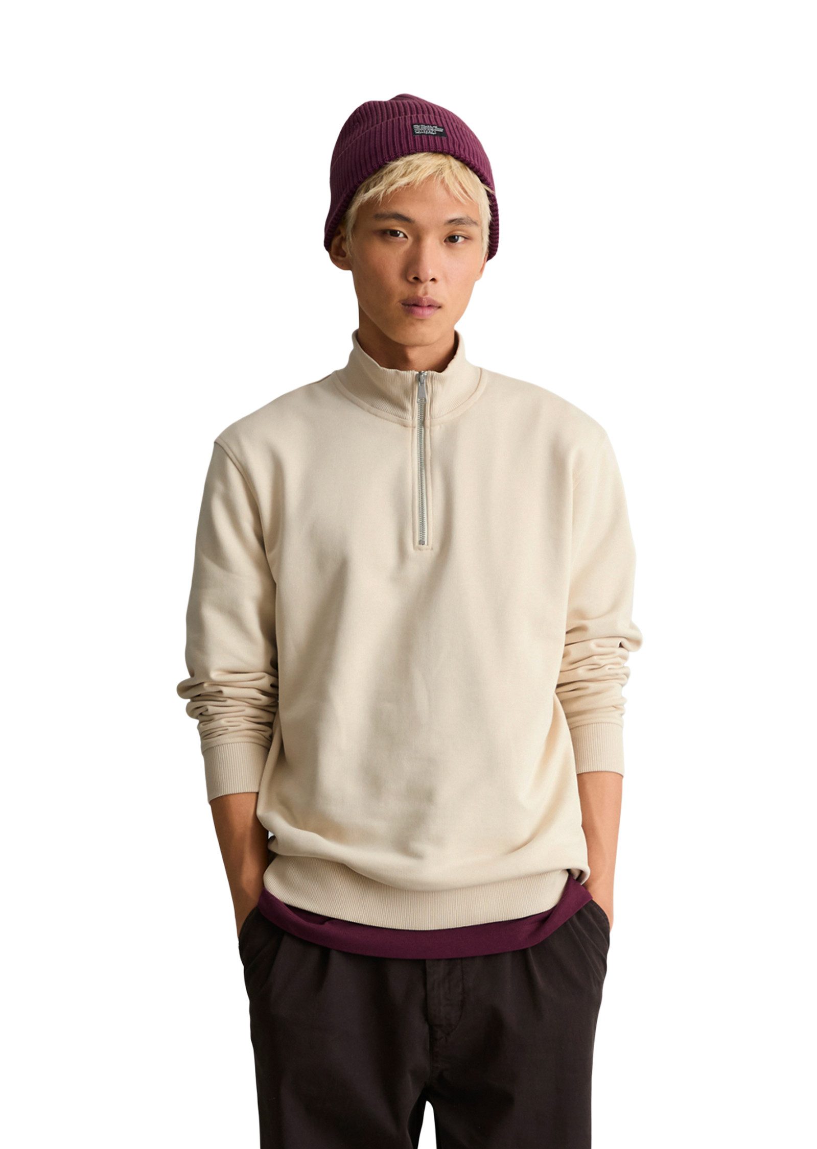 Marc O'Polo DENIM Sweatshirt aus reiner Bio-Baumwolle