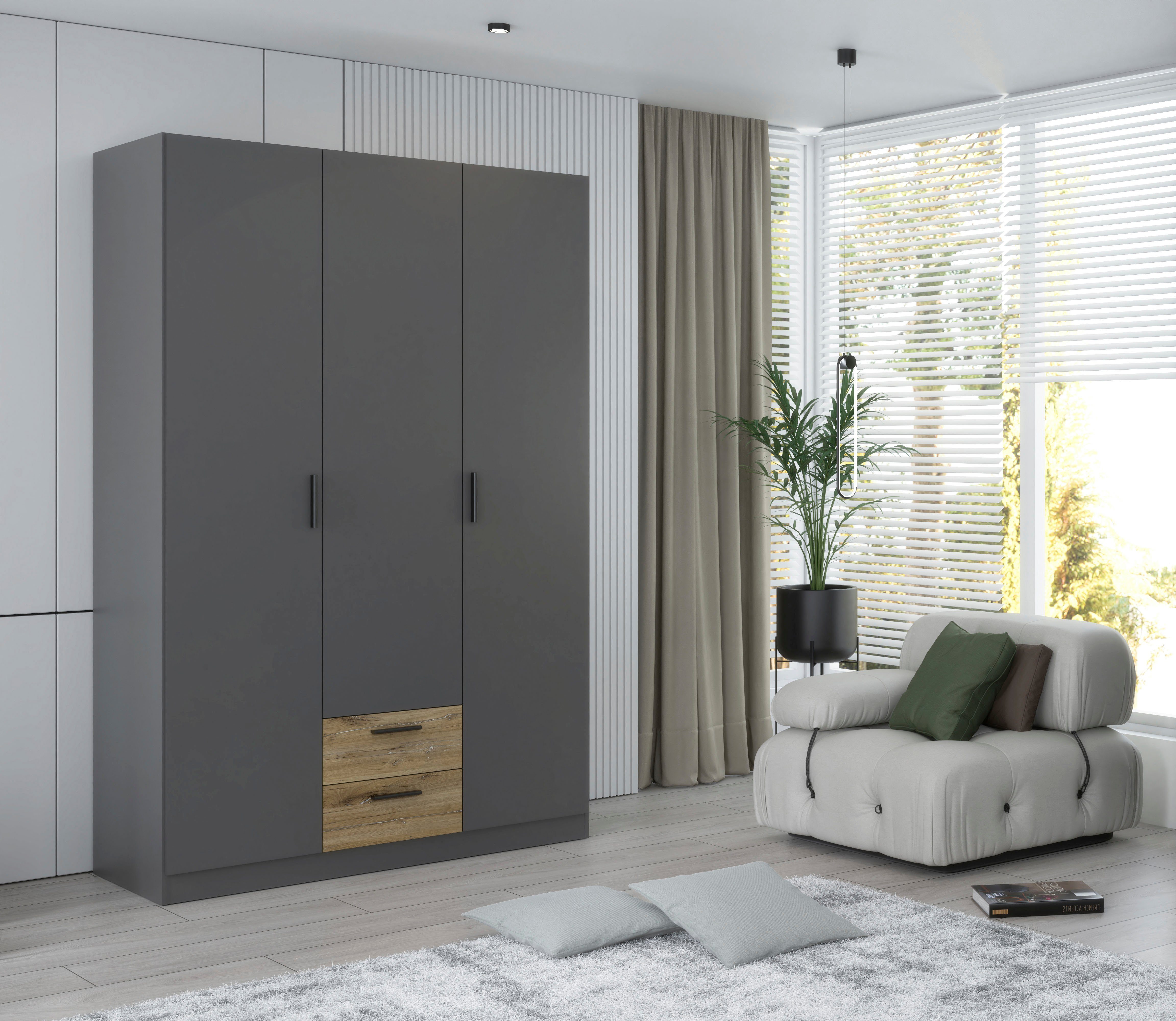 FORTE Drehtürenschrank, mit 5 Einlegeböden günstig online kaufen