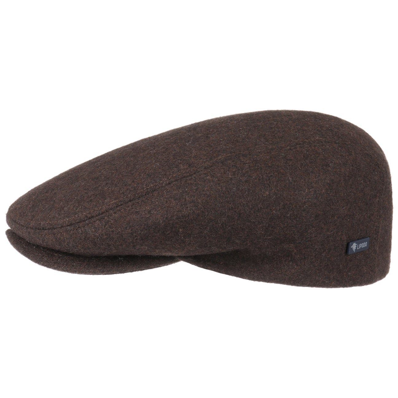 Lipodo Flat Cap (1-St) Flatcap mit Schirm, Made in Italy