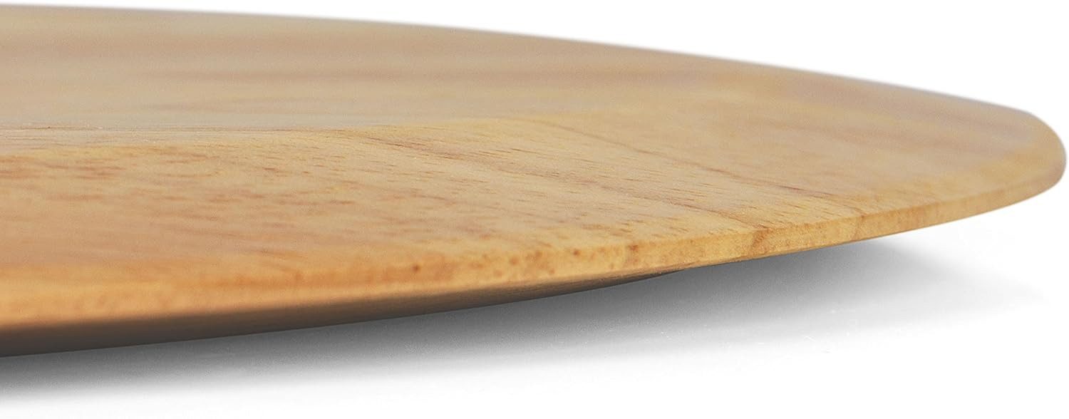 Rustler Pizzaschieber Premium Pizzaschieber aus Holz 45x31 cm Griff und abgerundeten Kanten
