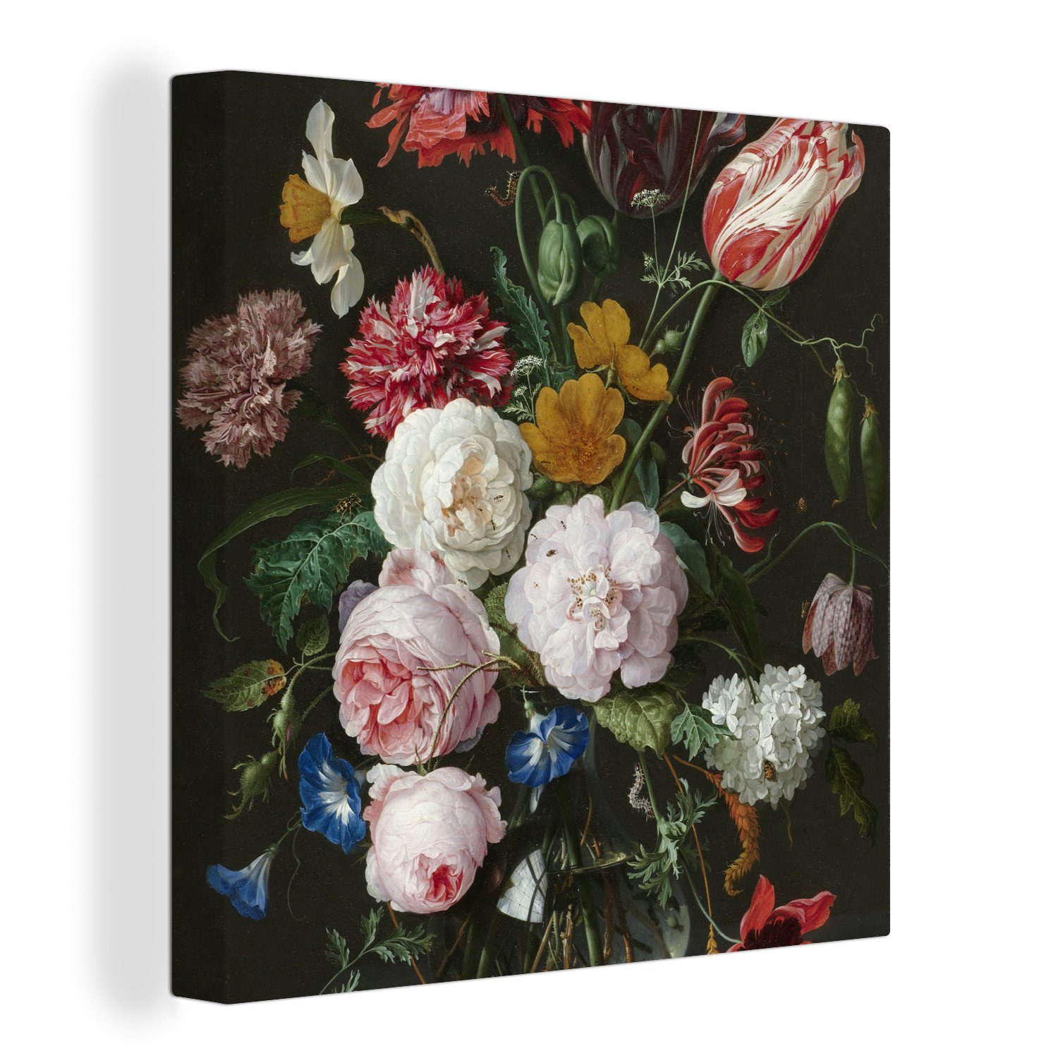 OneMillionCanvasses® Leinwandbild Stilleben mit Blumen in günstig online kaufen