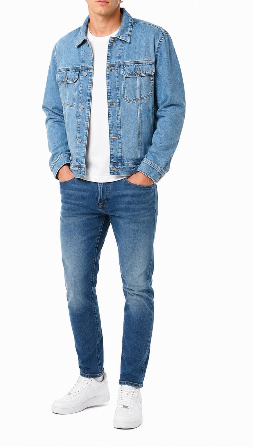 Diesel Jeansjacke Diesel Herren D-Barcy 09C16 Jacke Jeansjacke