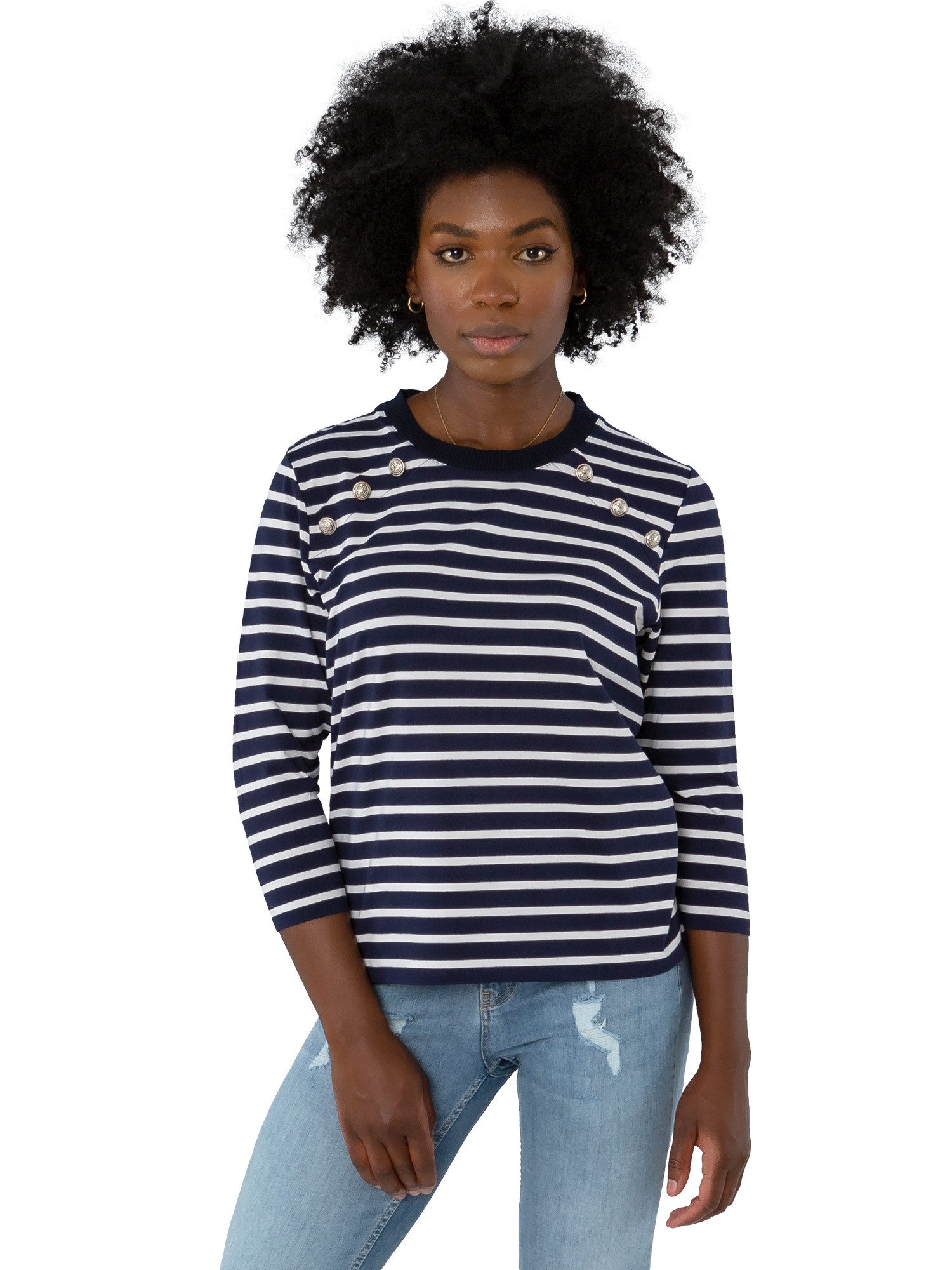 3/4-Arm-Shirt G30-1207 maritimes Design