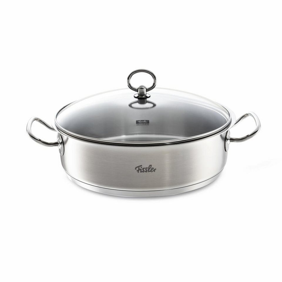 Fissler Bräter original-profi collection Runder Bräter GD 24 cm, Edelstahl  18/10, Spülmaschinengeeignet