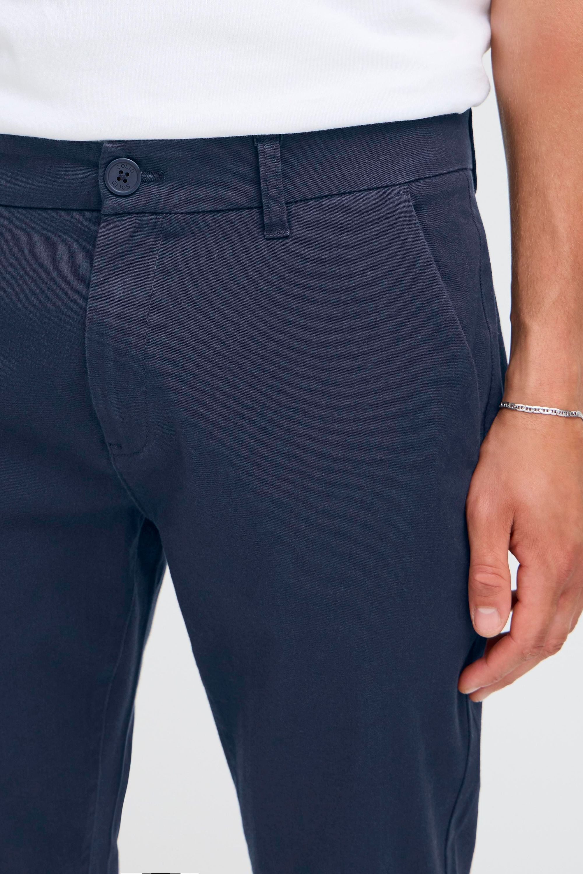 !Solid Chinohose SDChase Stoffhose mit Gürtelschlaufen - Regular Fit