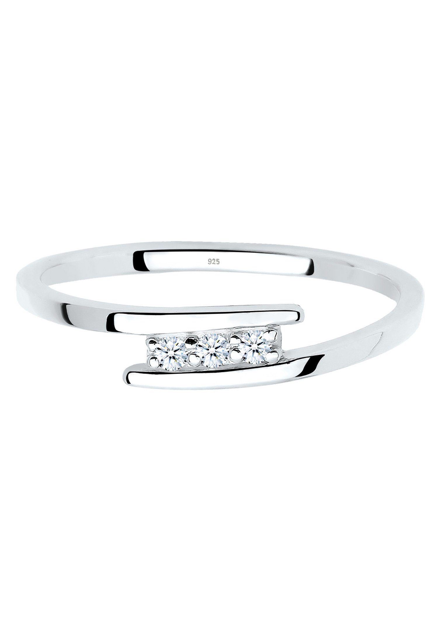 Elli DIAMONDS Verlobungsring Diamant Weiß Brillantschliff (0.045ct) 925 Ste günstig online kaufen