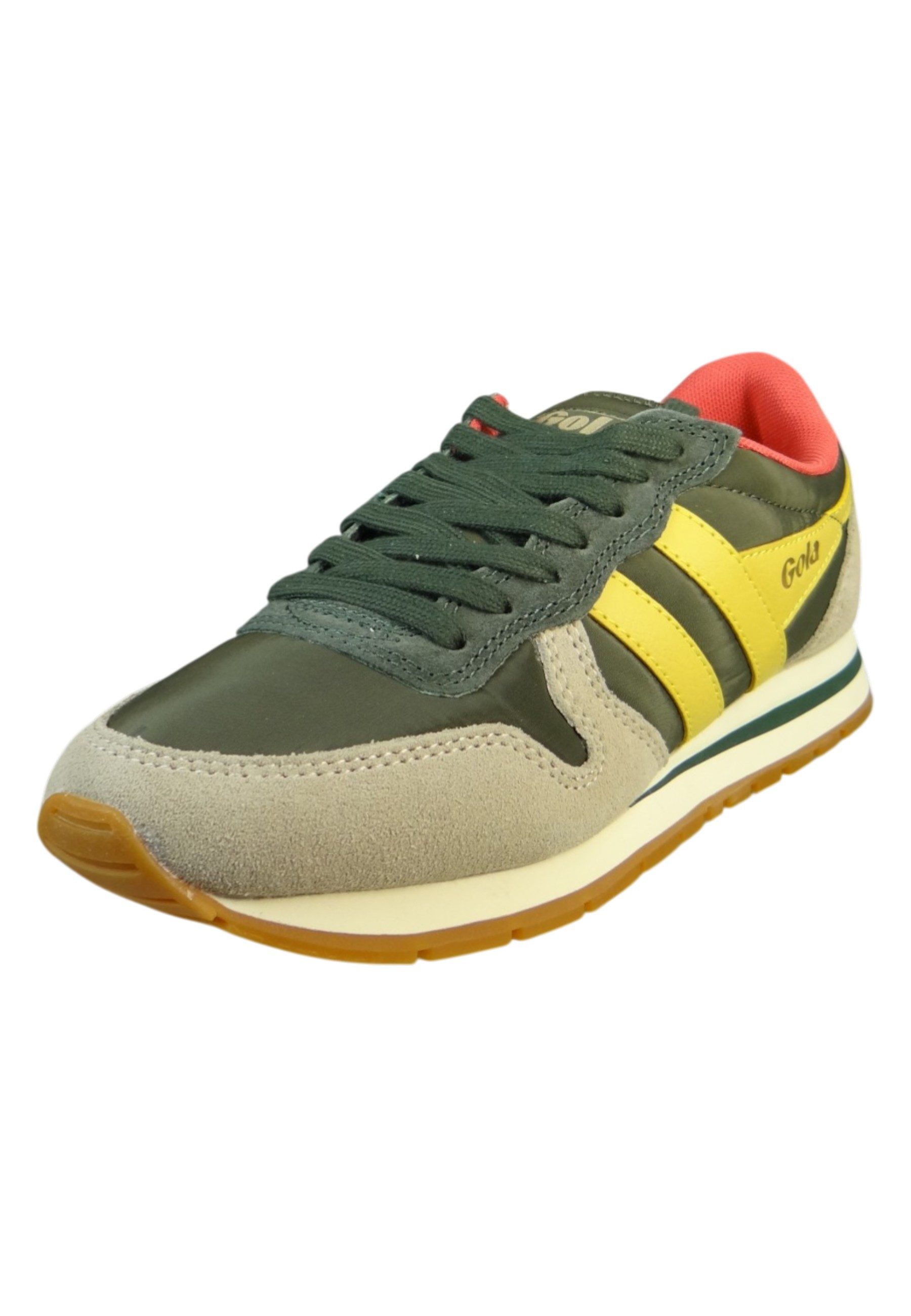 Gola CLB337 LN Dark Khaki/Bone/Pollen Sneaker