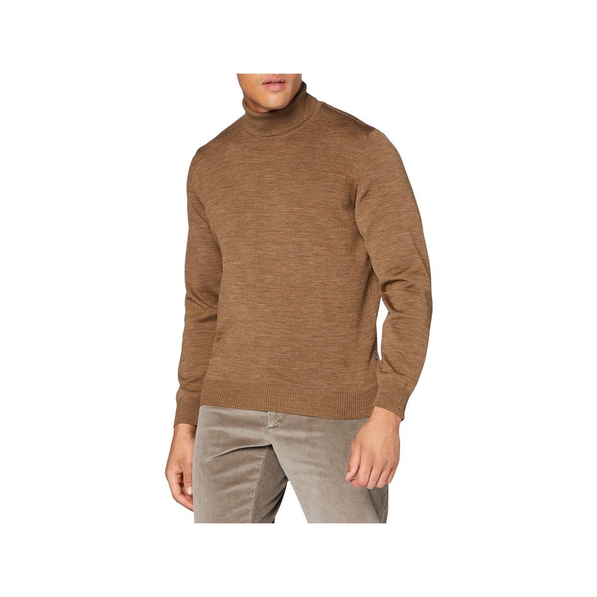 Rollkragenpullover V Pullover für Herren in unifarben