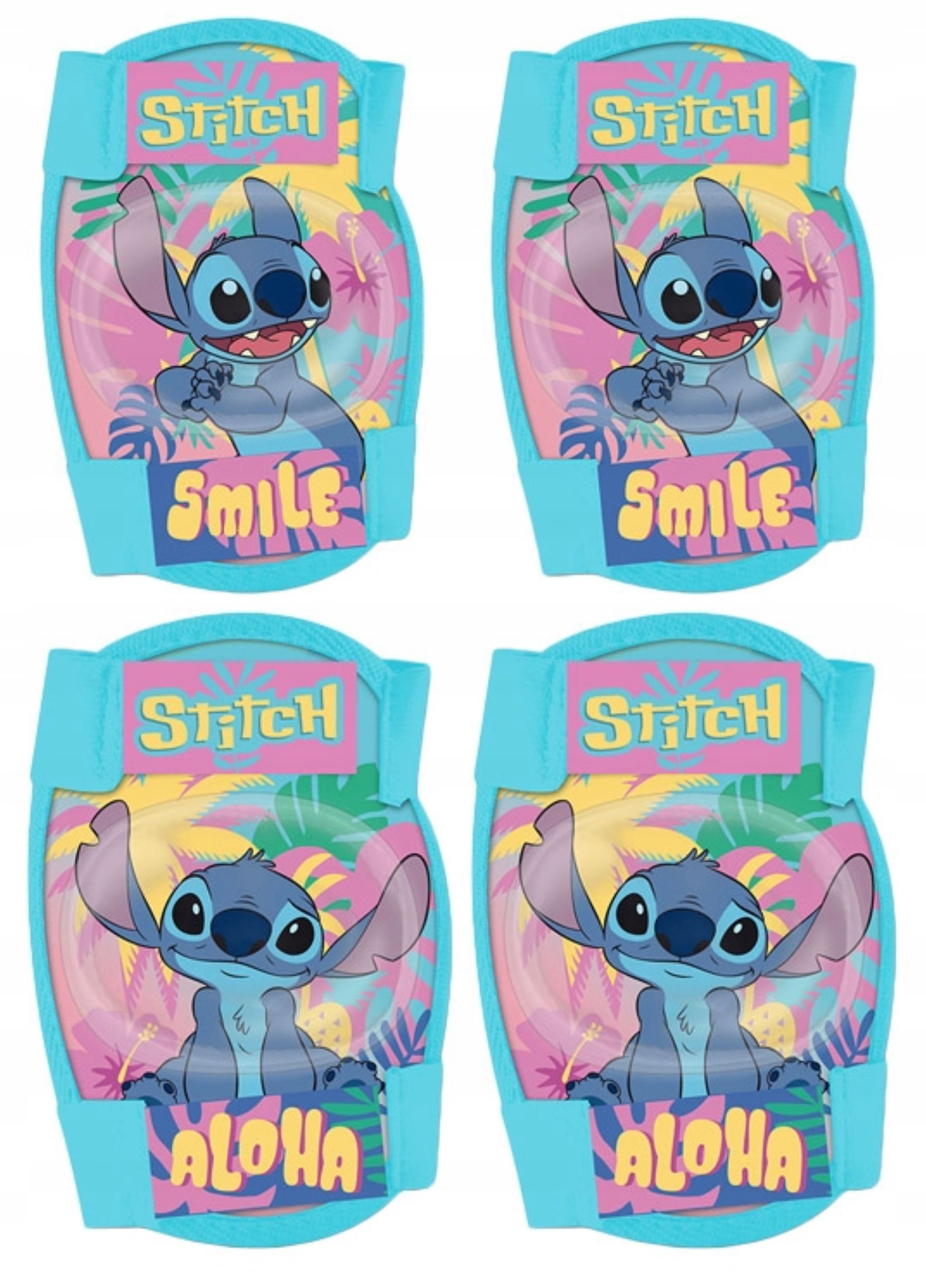 Ellenbogenschutz 4x Knie- und Ellenbogenschoner - Monster Stitch - Neu