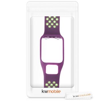 kwmobile Uhrenarmband, Armband kompatibel mit TomTom Adventurer/Runner 3/Spark 3/Golfer 2 - Ersatzarmband Fitnesstracker - Fitness Band Silikon