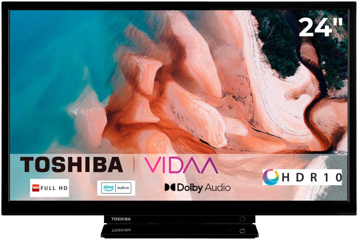 Toshiba 24WV3E63DA DLED-Fernseher (60 cm/24 Zoll, HD ready, Smart-TV) schwarz ! RABATT: 10.12% Toshiba 24WV3E63DA DLED-Fernseher (60 cm/24 Zoll, HD ready, Smart-TV) schwarz ! RABATT: 10.12%