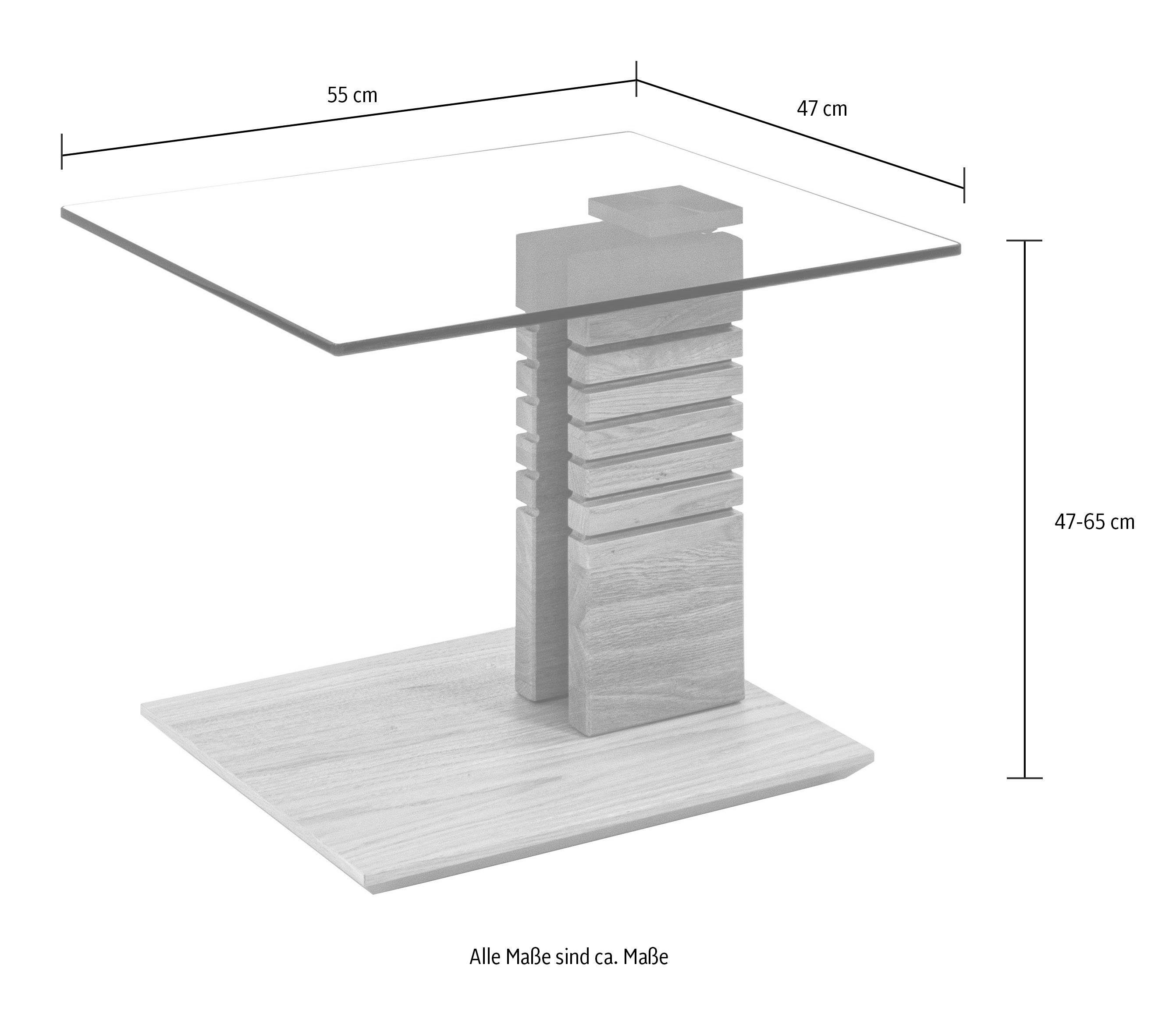 rollbar höhenverstellbar, Vierhaus stufenlos Beistelltisch,