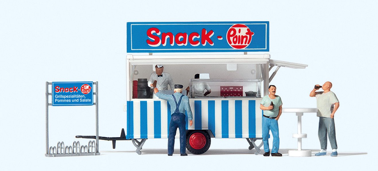 Preiser Sammelfigur Verkaufswagen "Snack Point" PRE10749, Made in Europe