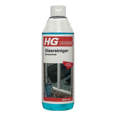 HG HG Glasreiniger Konzentrat 500ml - Absolut schlierenfrei (1er Pack) Glasreiniger
