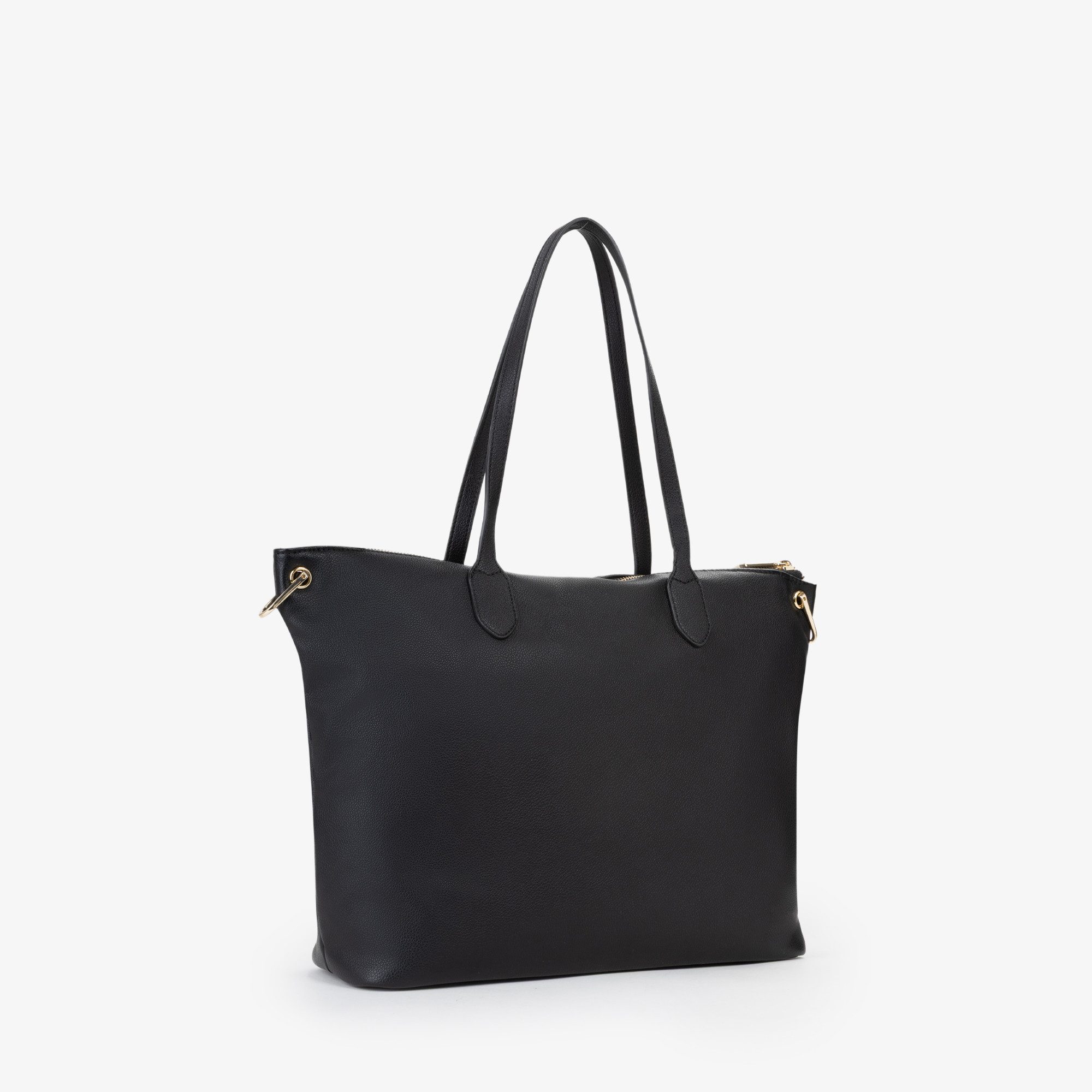 VALENTINO BAGS Shopper DEA RE, Damen Umhängetasche, Handtasche mit goldfarbenem Logoschriftzug