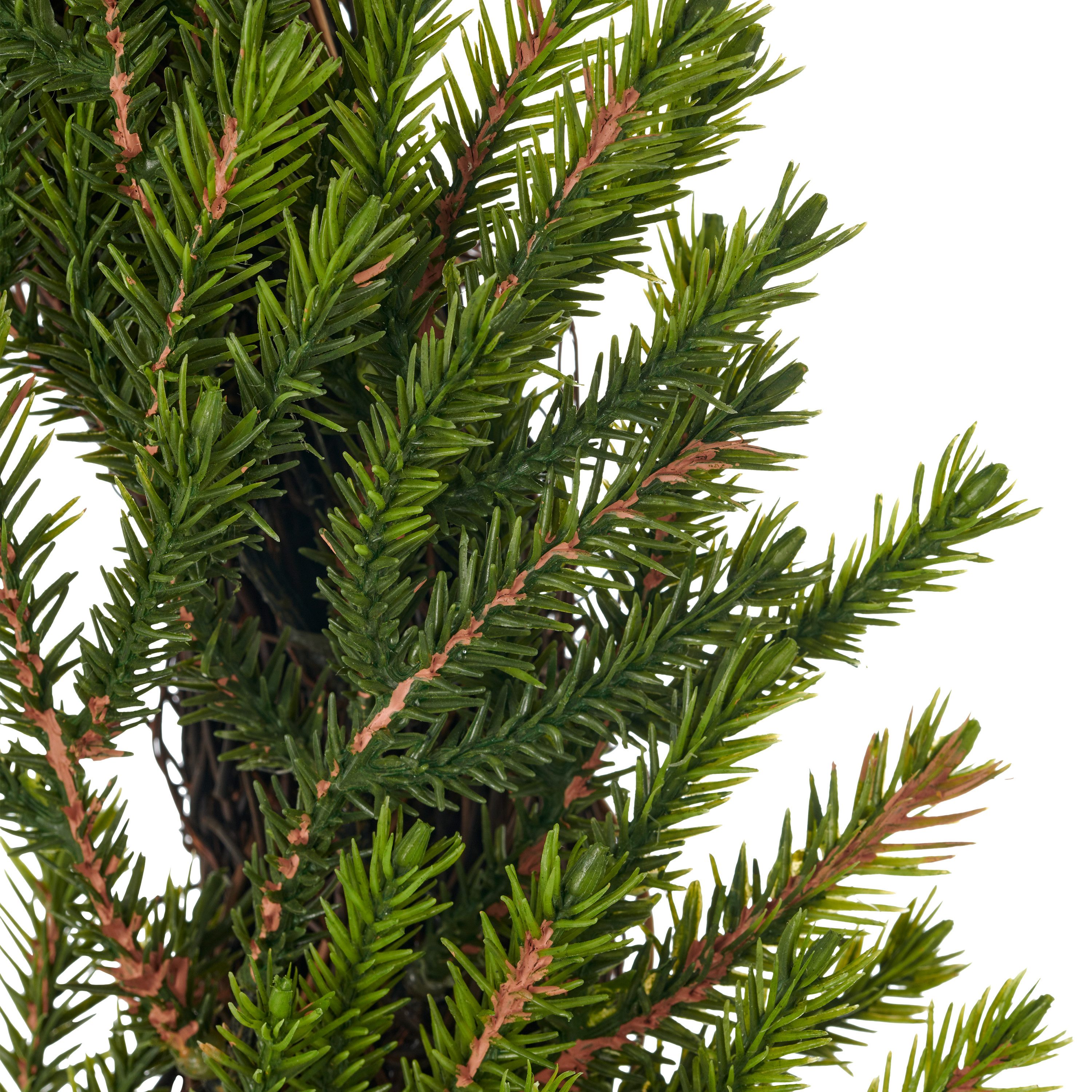 Kunstkranz Fichtenkranz, Creativ green, mit naturgetreuen Fichtenzweigen – Bild 3 von 3