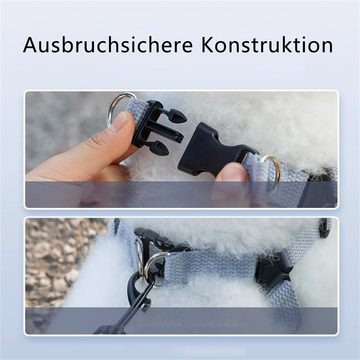 Dekorative Hunde-Geschirr Weich Vest Harness Geschirr Verstellbar Sicher Kontrolle Hundegeschirr, für Spaziergänge bei Nacht, Laufen, Training, Joggen