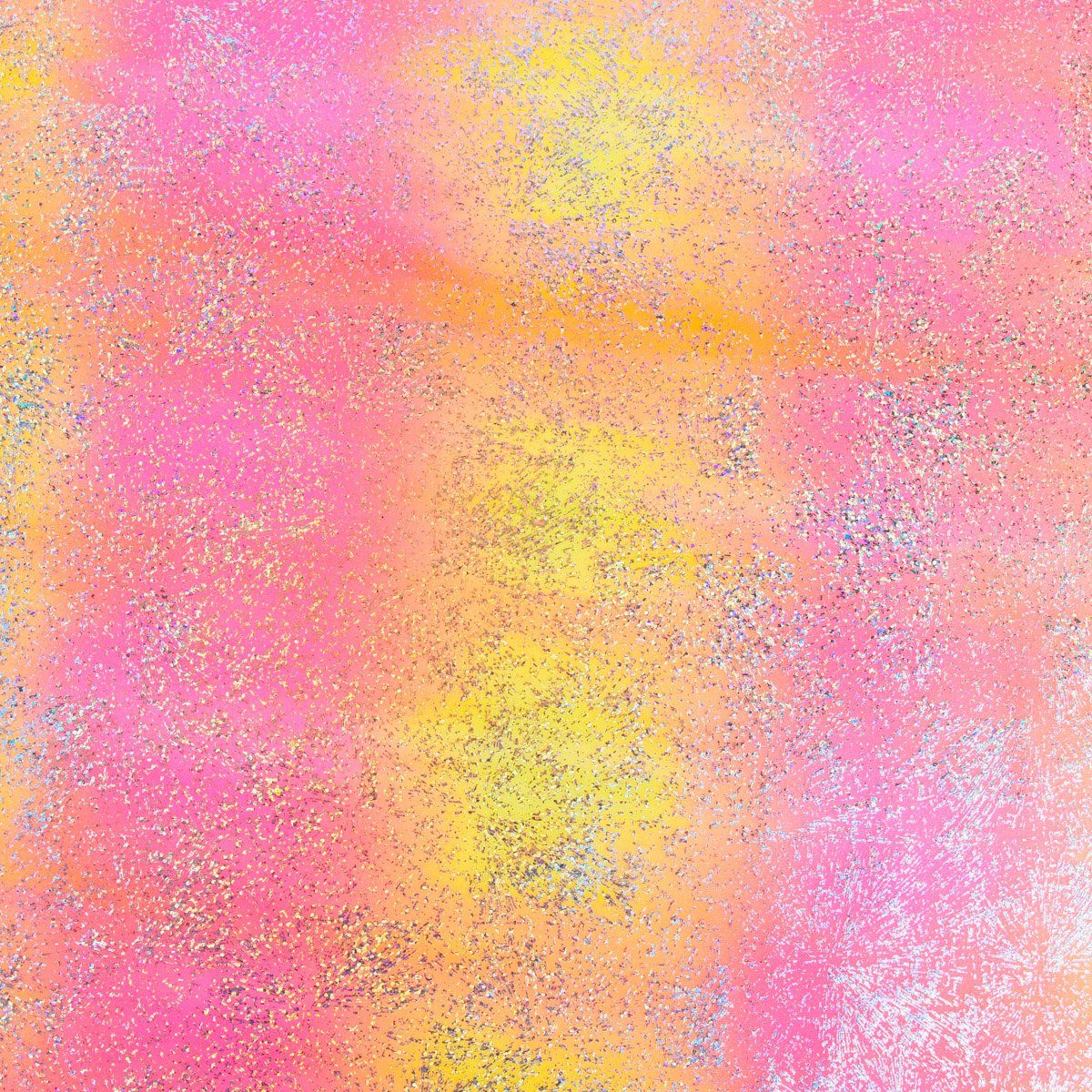 Thumbnail - SCHÖNER LEBEN. Stoff Jerseystoff Stretch Jersey Glitzer Neonfarben orange pink gelb 1,5m, mit Metallic-Effekt