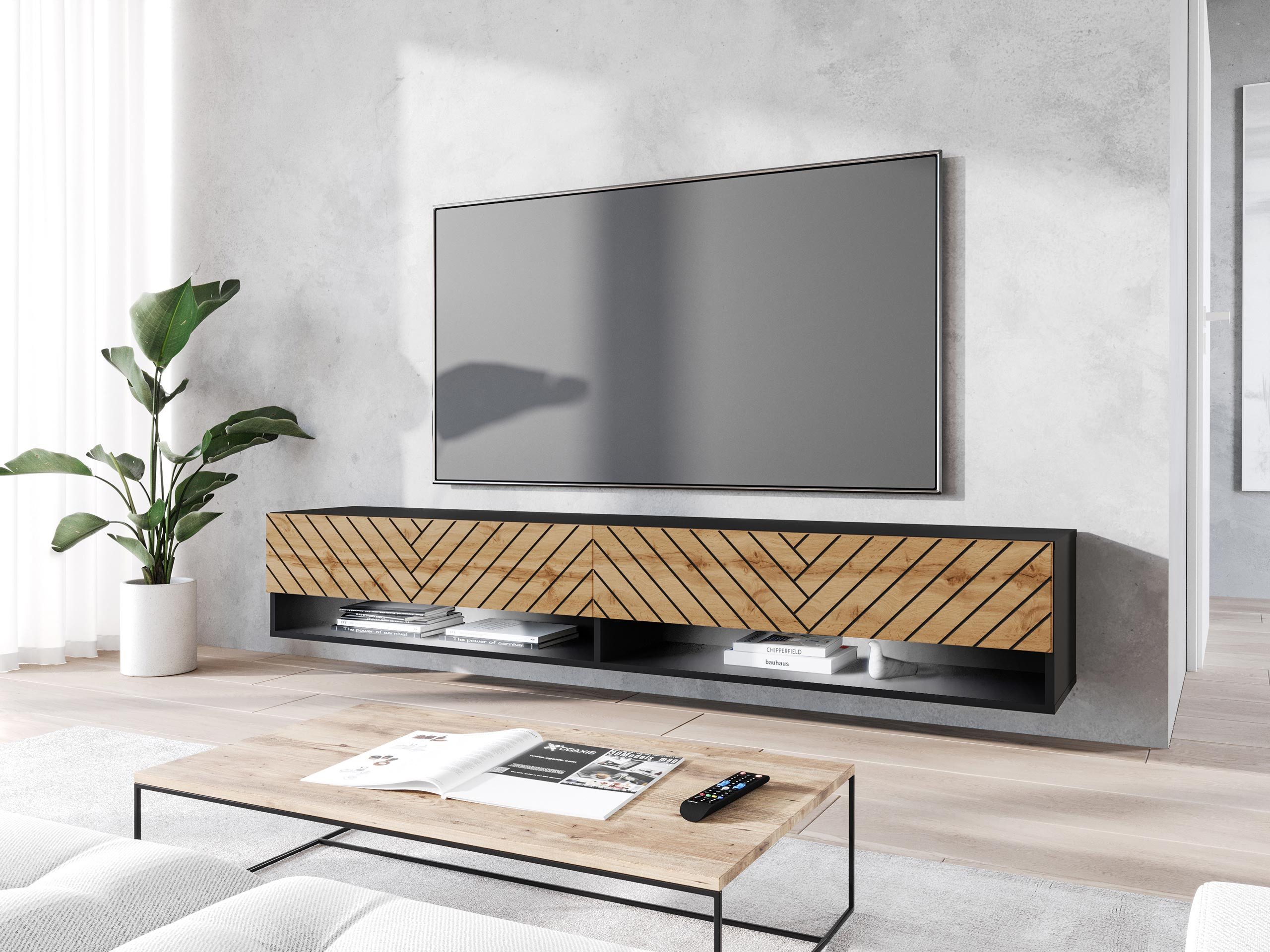 MIRJAN24 TV-Schrank A180 MDF (mit zwei günstig online kaufen