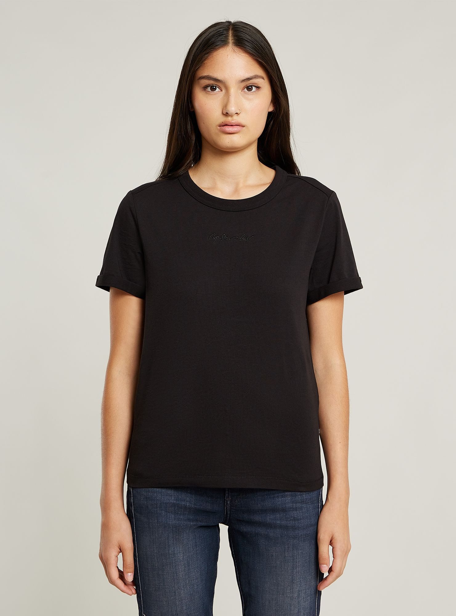 G-STAR T-Shirt Embro G-Script Logo Top