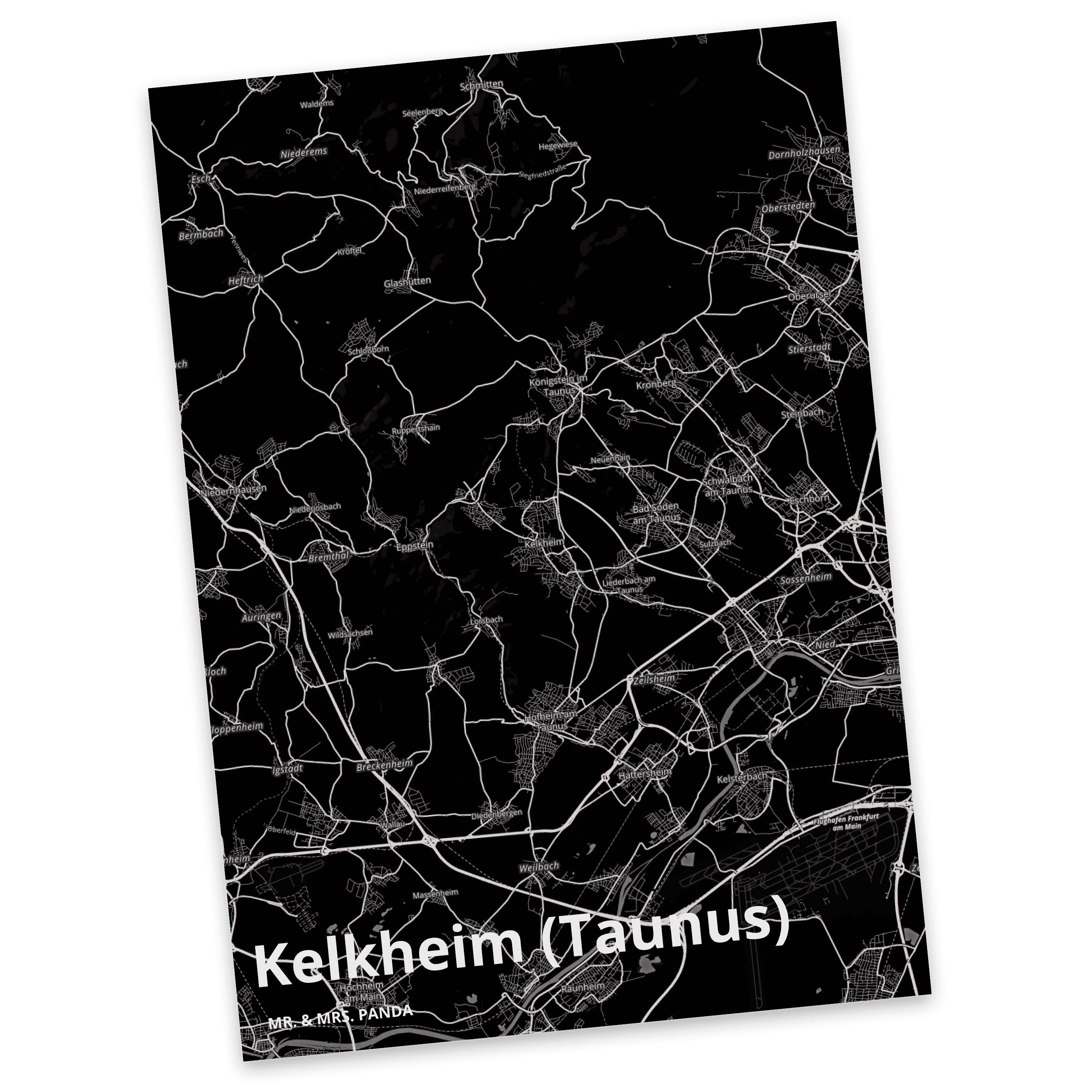 Karte, & Mr. Ansichtskarte, Geschenk, Mrs. Postkarte (Taunus) Stadt, - Panda Kelkheim Geschenkka
