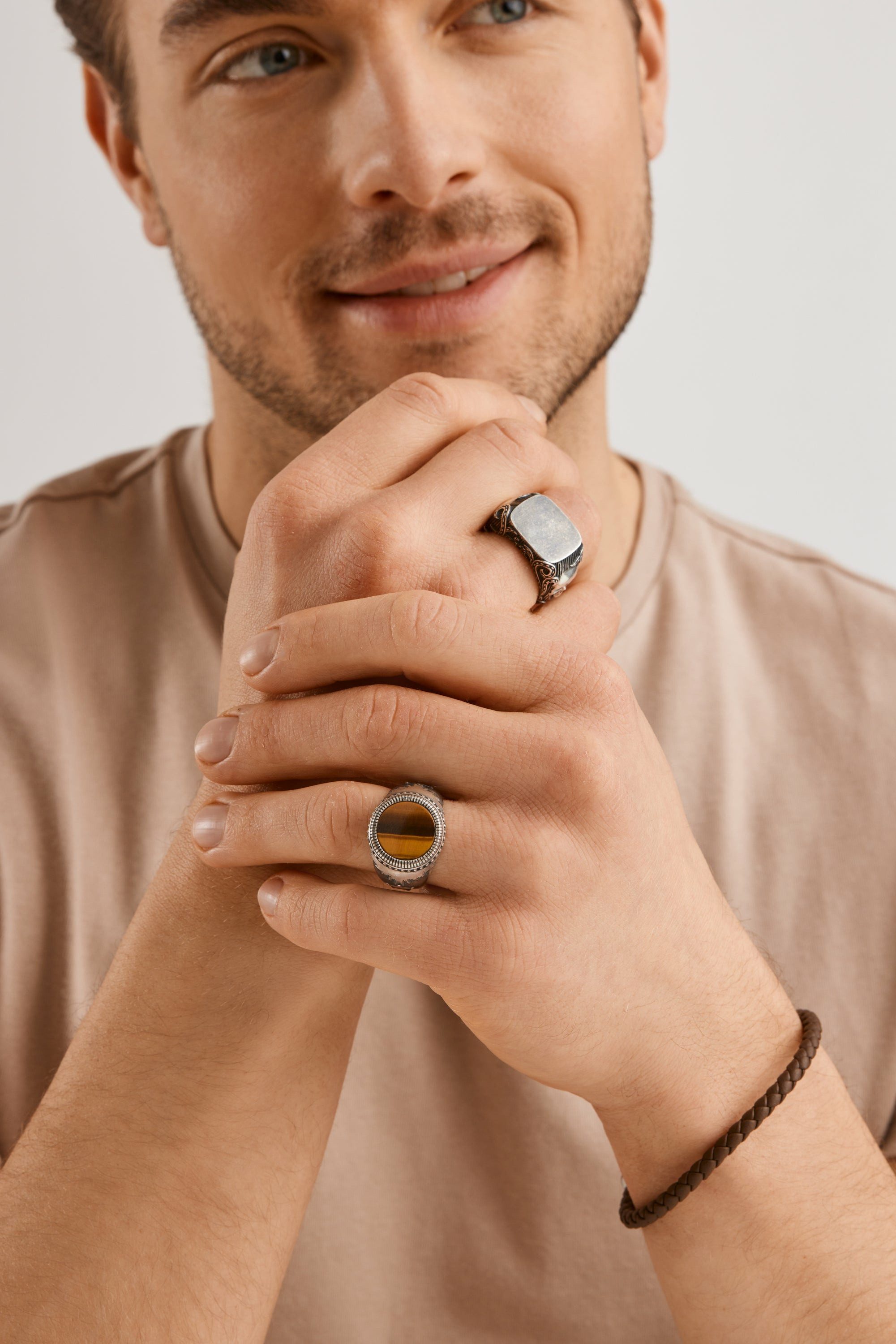 CAI Men Fingerring Ring für Herren (keine Angabe, 1-tlg)