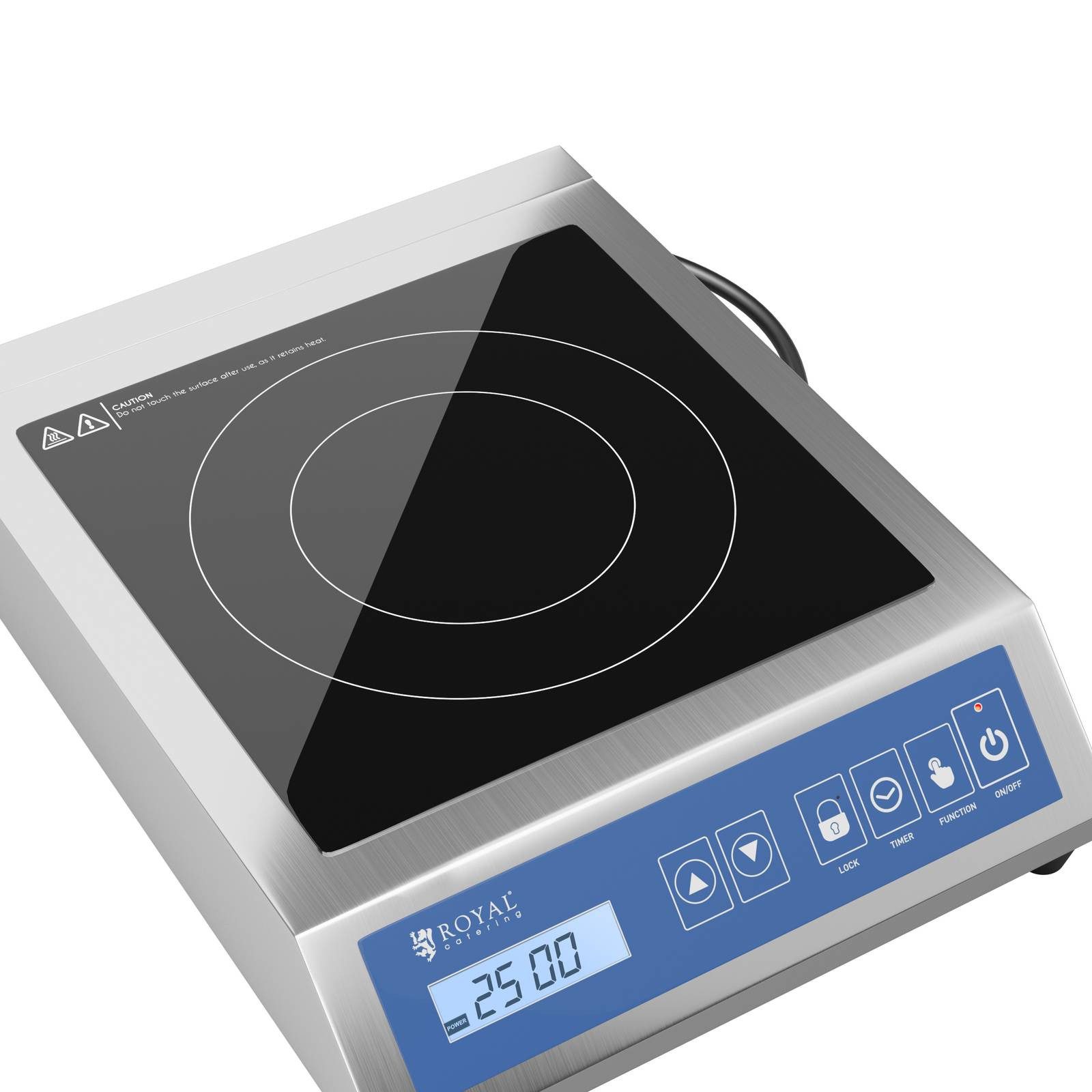 Royal Catering Induktions-Kochfeld RCIK-3500GP, Induktionsplatte Induktionskochplatte Induktionskocher Touchdisplay 60 – Bild 4 von 4