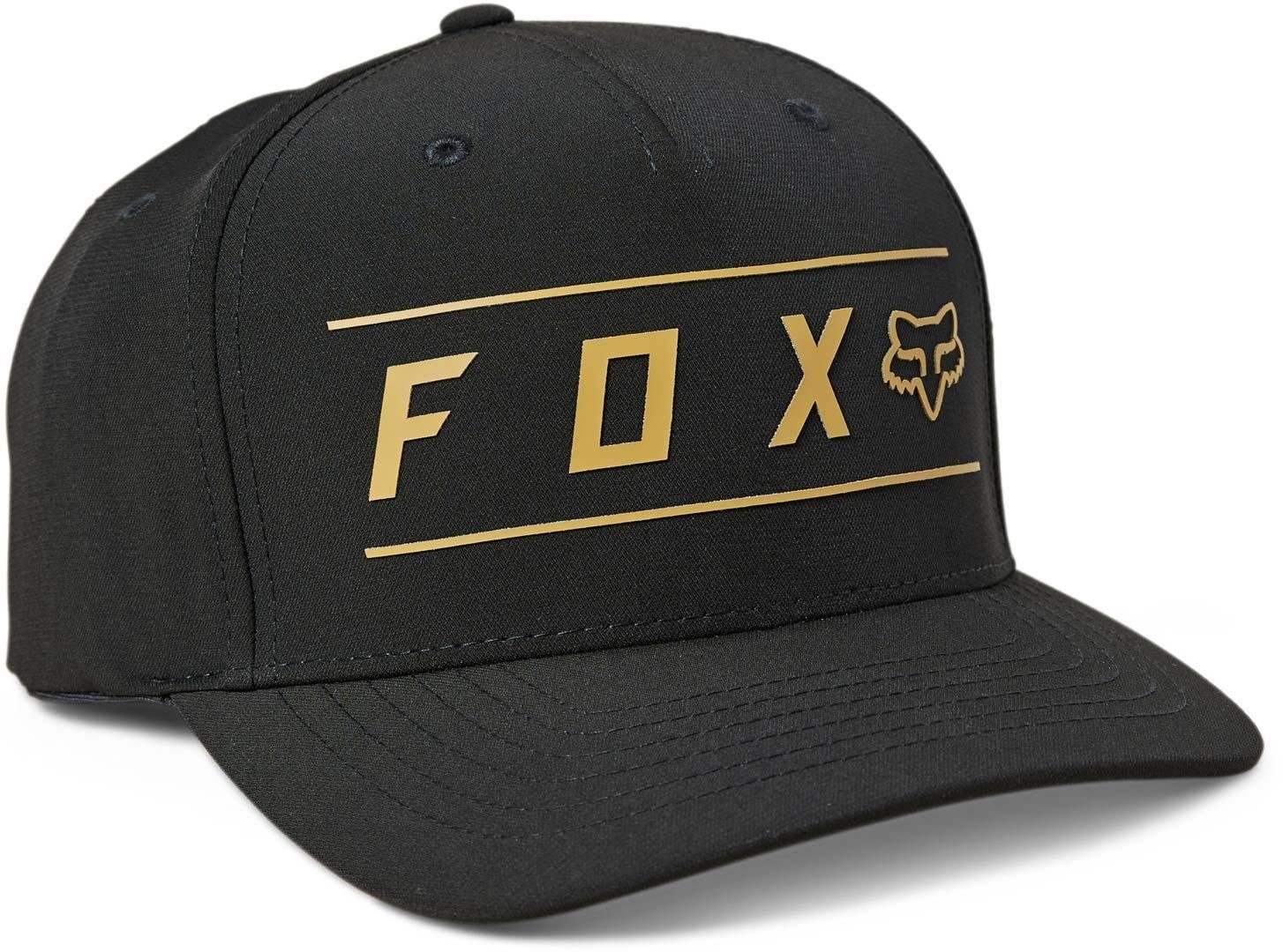 Black/Gold Flexfit Pinnacle Kappe Tech Outdoorhut Fox