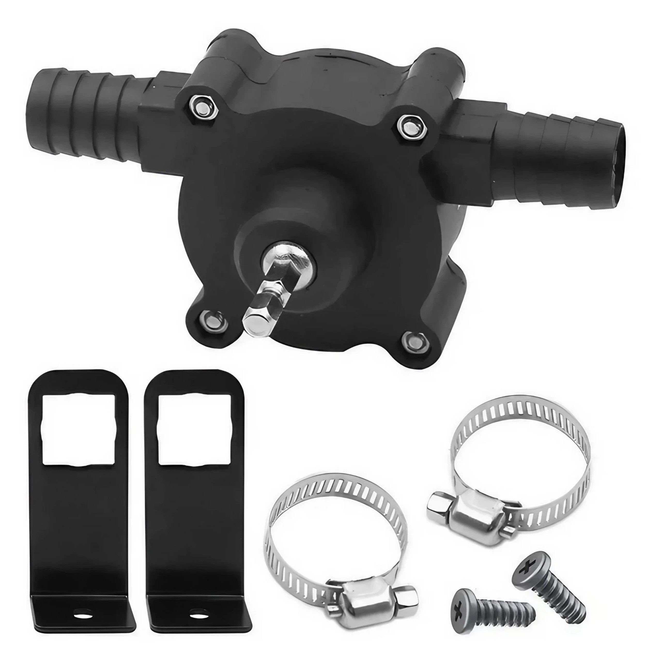 S&T Design Handpumpe Bohrmaschinen Pumpe Wasserpumpe Gartenpumpe Öl, Wasserpumpe Akkuschrauber Pumpe zum Abpumpen von Flüssigkeiten