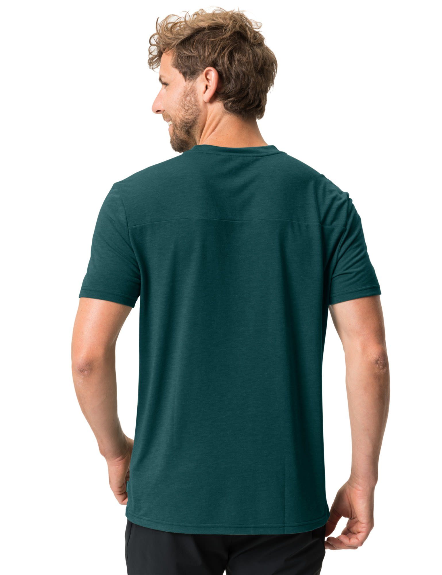 Mallard VAUDE T-shirt Green Mens Kurzarm-Shirt Vaude T-Shirt Herren Iii Tekoa