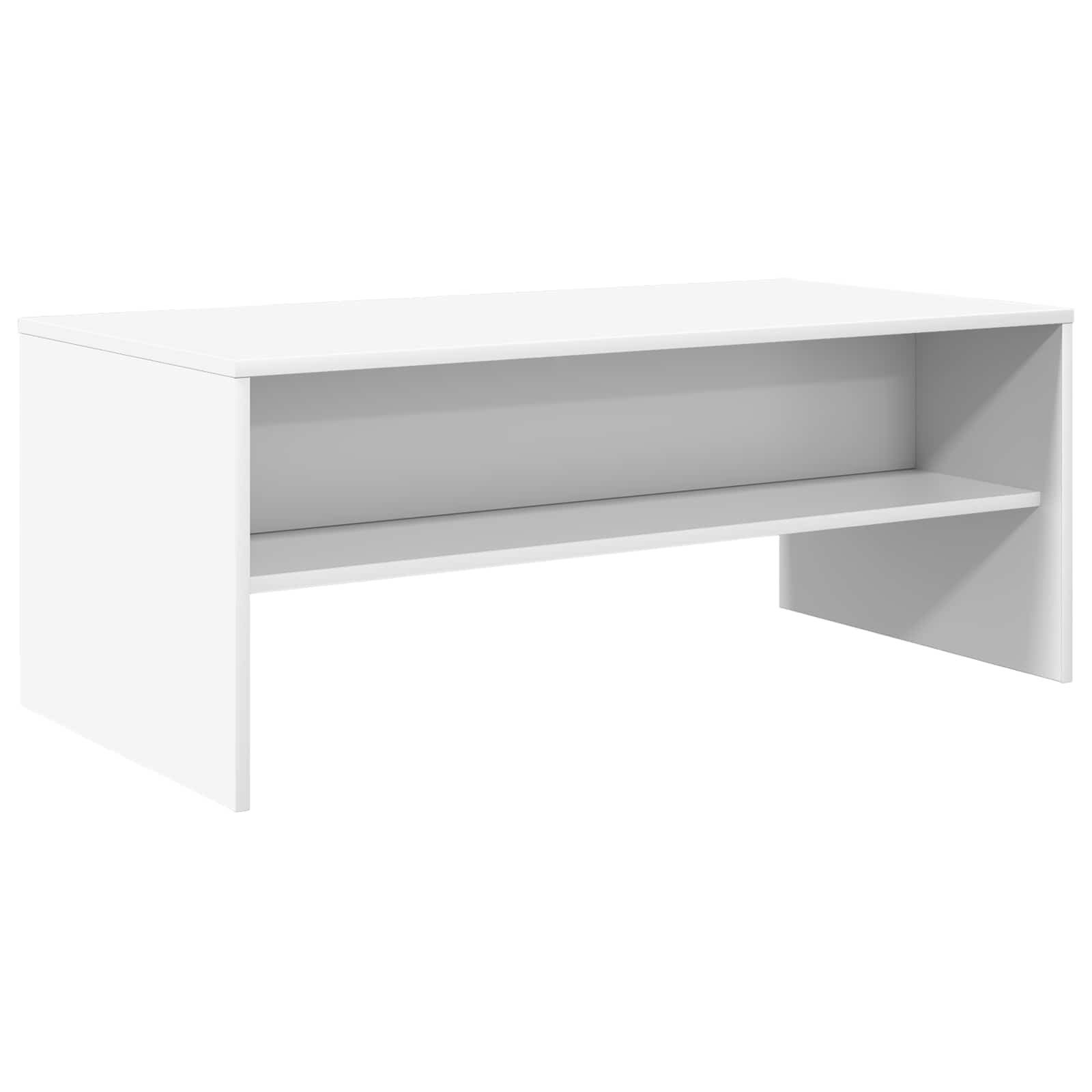 vidaXL Couchtisch Couchtisch Weiß 100 x 50 x 40 cm Holzwerkstoff (1-St)