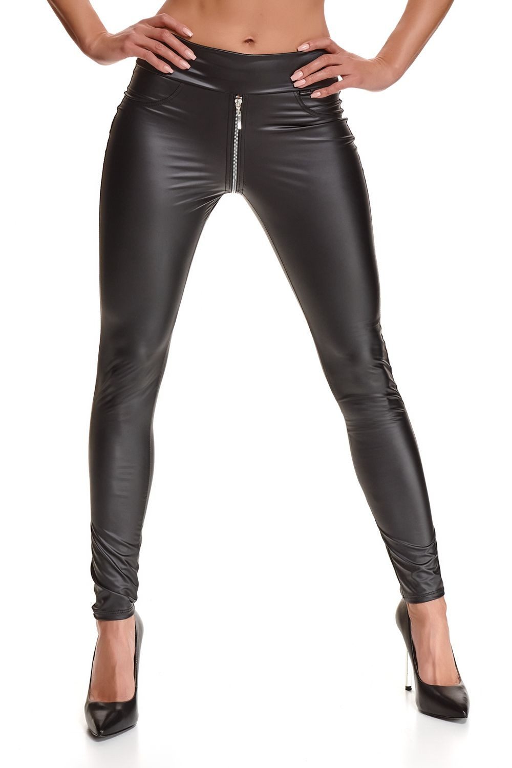 Demoniq Leggings Hose in schwarz - S