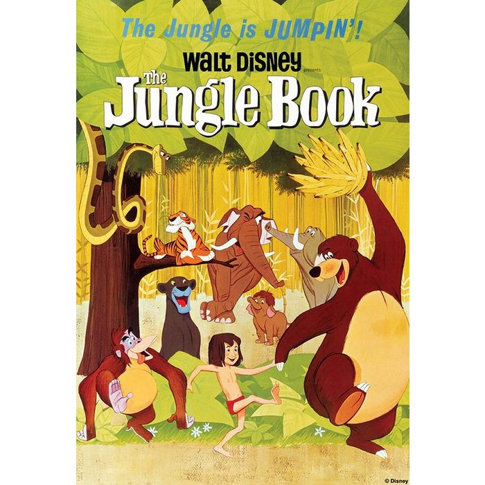 Art for the home Leinwandbild Jungle Book Disney