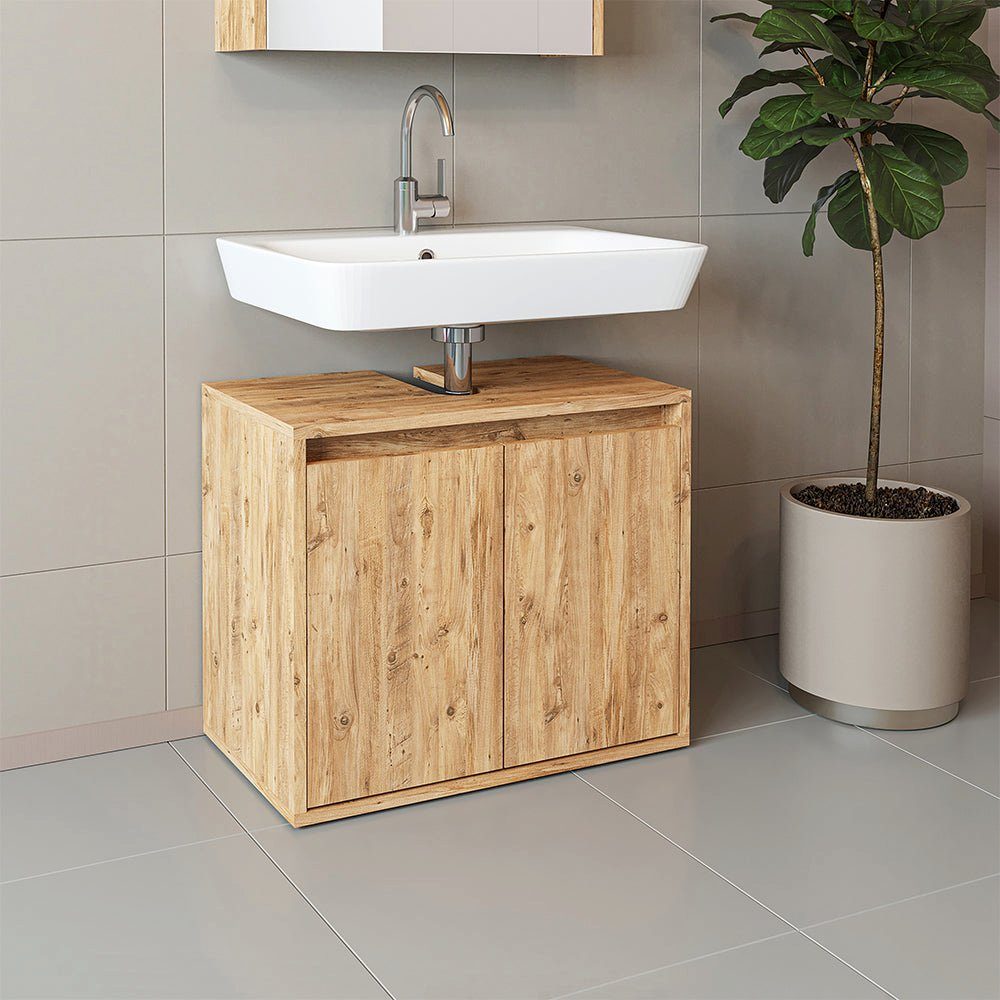Roomart Badmöbel-Set, (Badezimmer Unterschrank HBT:55x65x35 cm günstig online kaufen