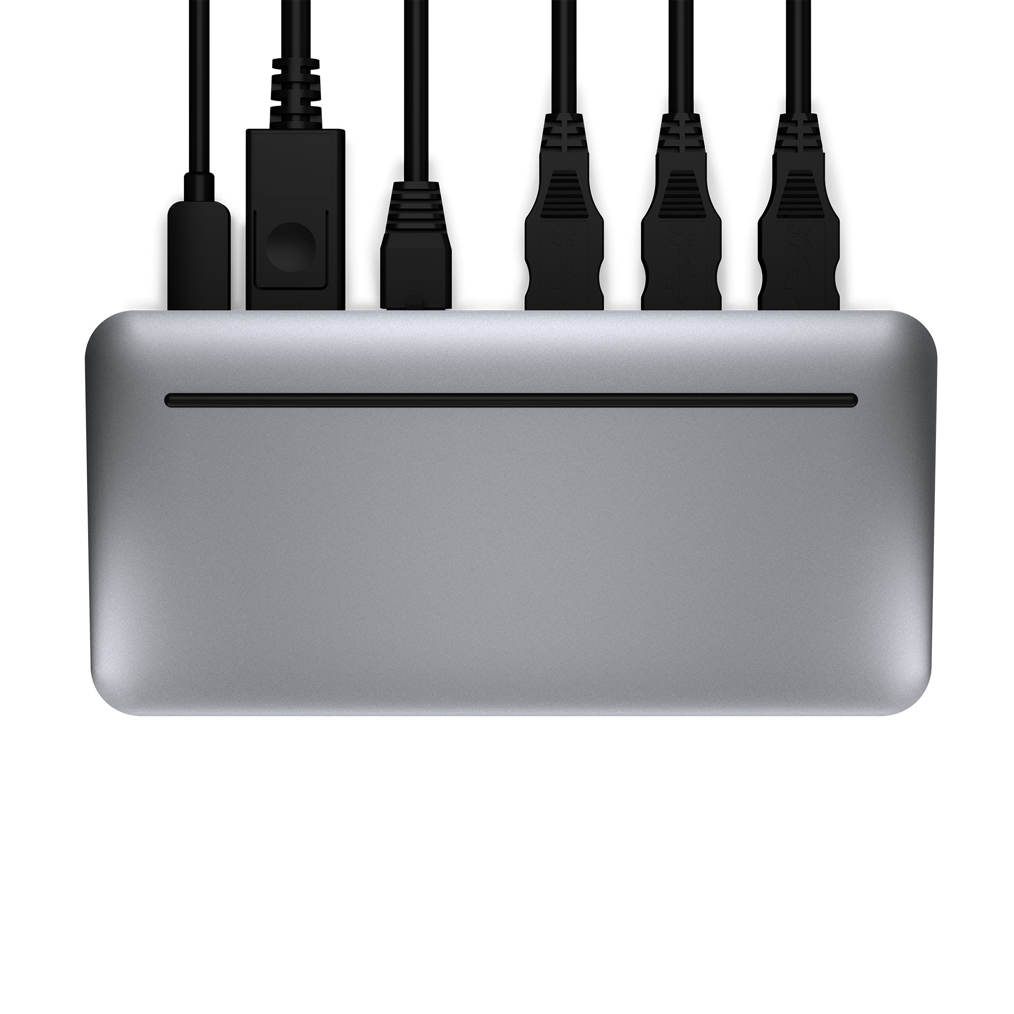 BRYDGE Laptop-Dockingstation Stone 2 Docking Station, 1 DisplayPort, 7  Anschlüsse, USB-C, USB-A, HDMI, Ethernet