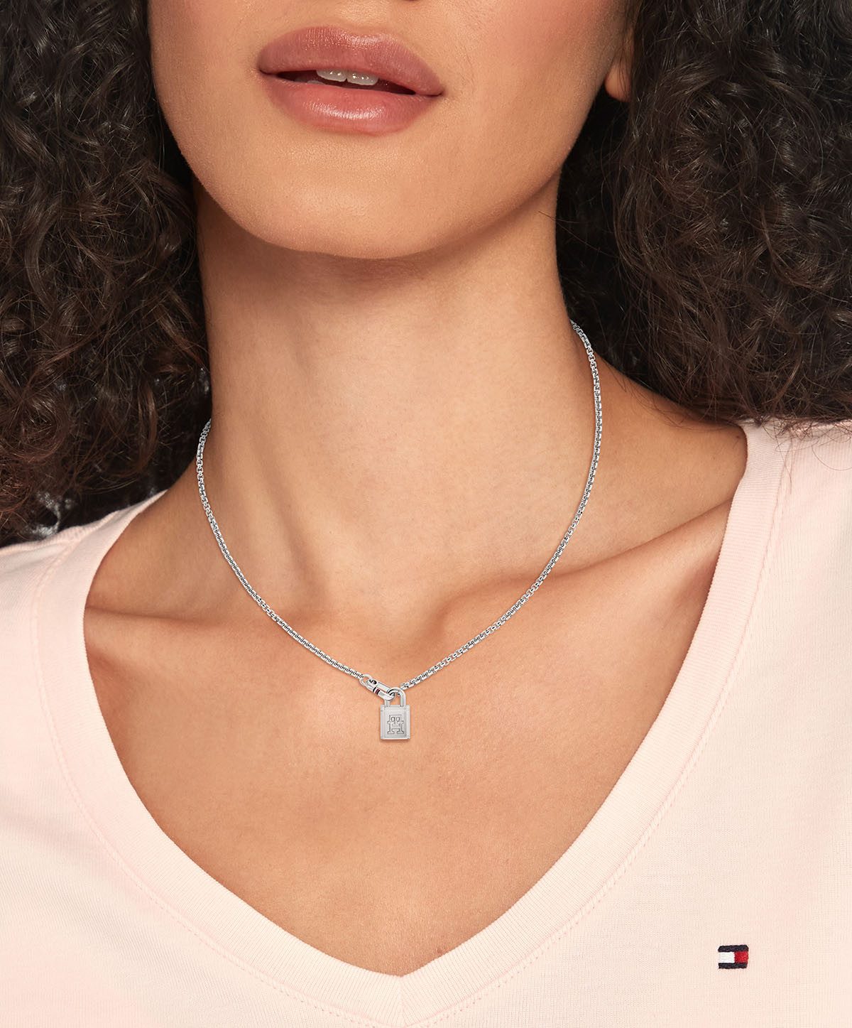 Tommy Hilfiger Kette mit Anhänger AMERICAN ICON, teilweise mit Emaille günstig online kaufen