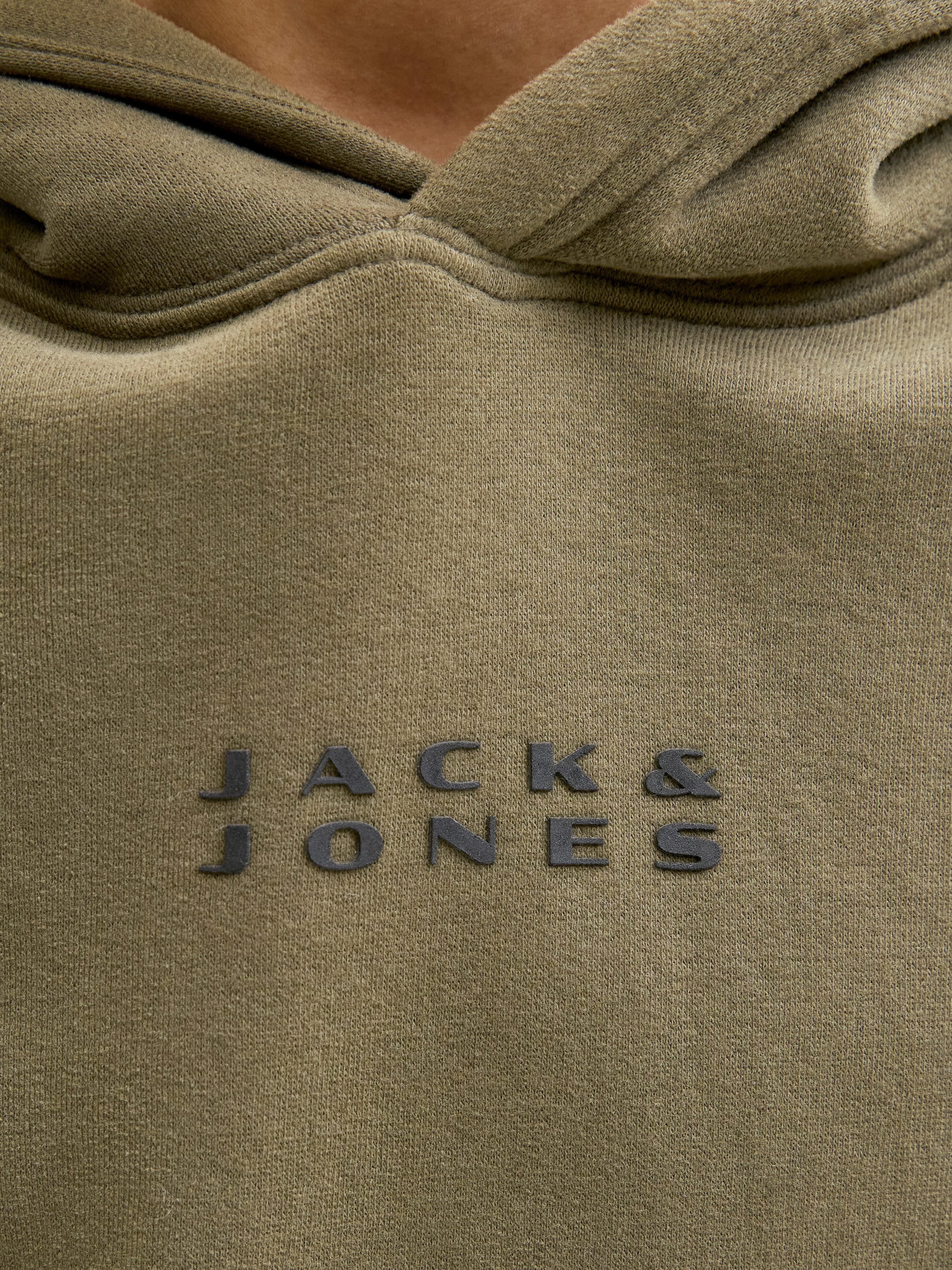 Jack & Jones Junior Kapuzensweatshirt JCOPOINT SWEAT BADGE HOOD JNR – Bild 3 von 5