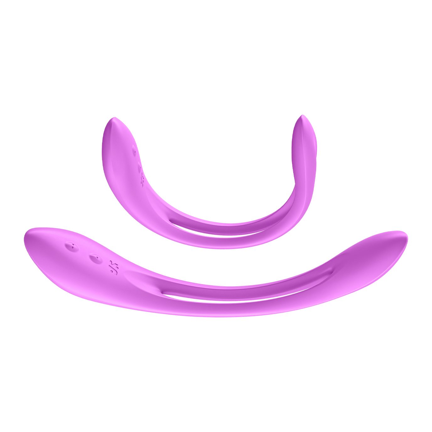 Satisfyer Klitoris-Stimulator - Vibrator 'Elastic Joy' Multifunktionen wasserdicht lila Satisfyer (IPX7)