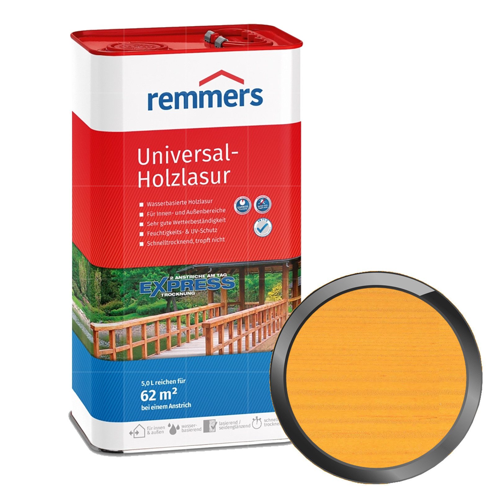 Remmers Holzschutzlasur UNIVERSAL-HOLZLASUR - 5 LTR