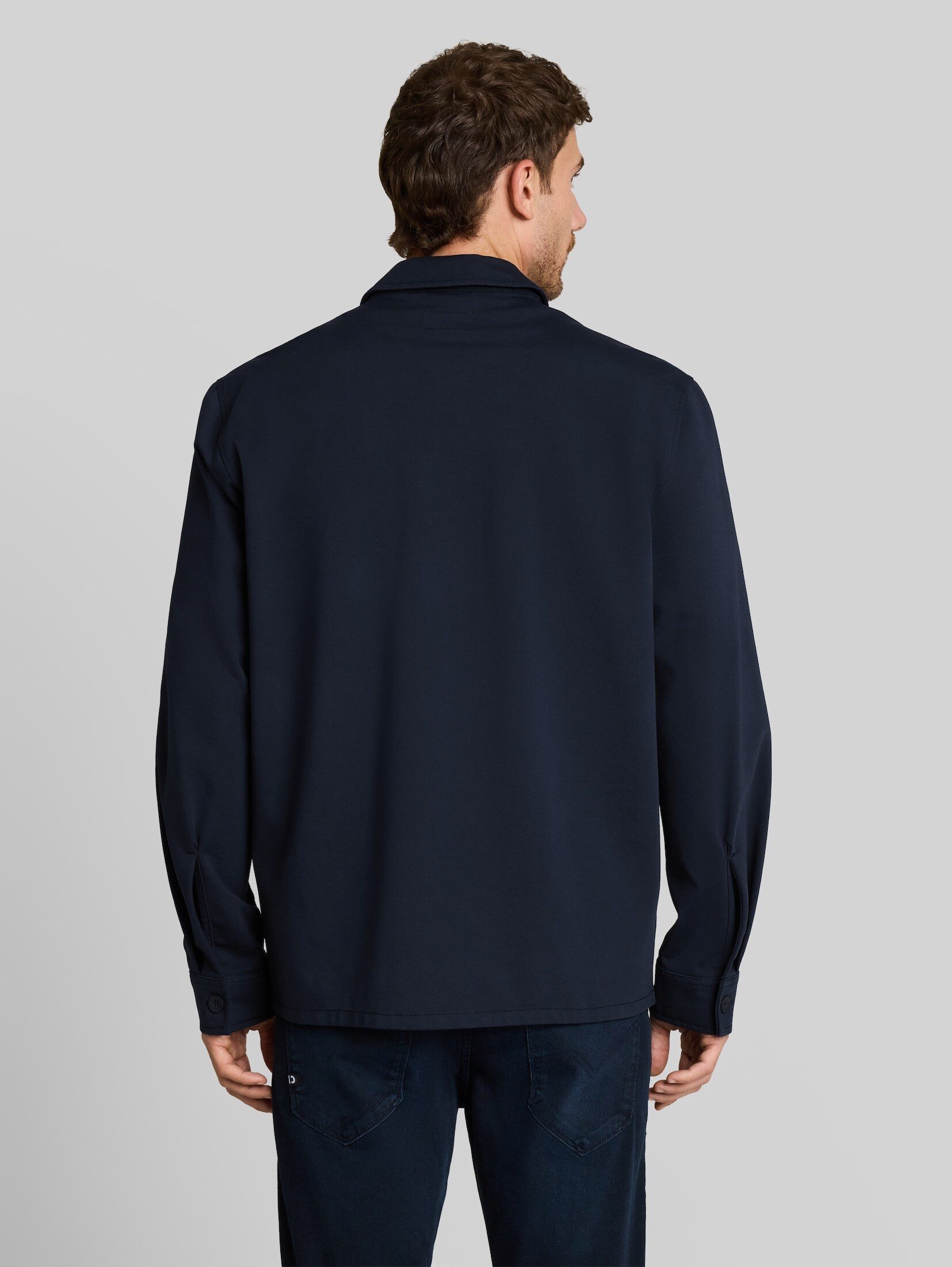 TOM TAILOR Langarmhemd Blusen & Shirts Sweat–Overshirt mit Taschen