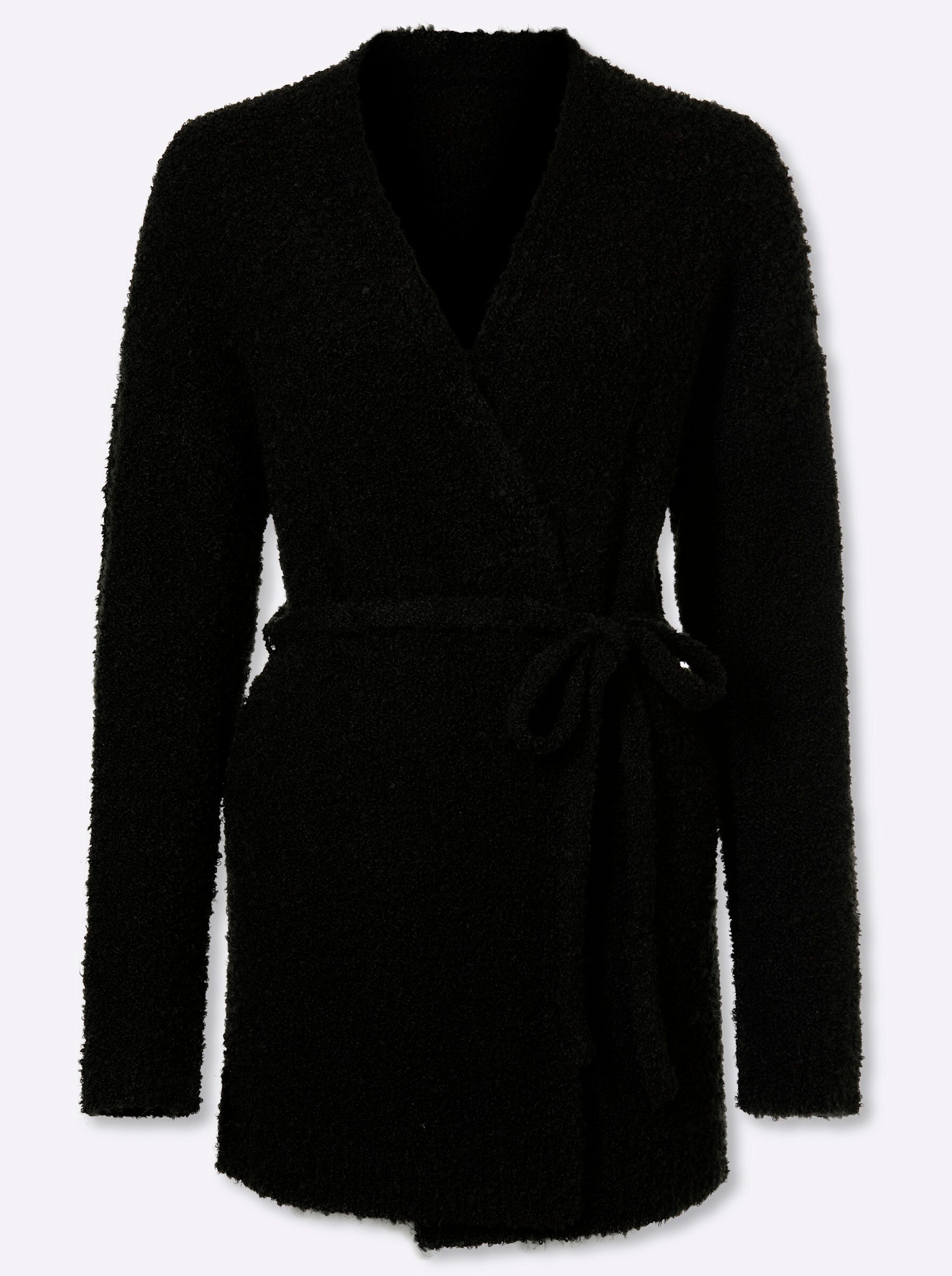 Strickjacke Strickmantel Langarm Jersey