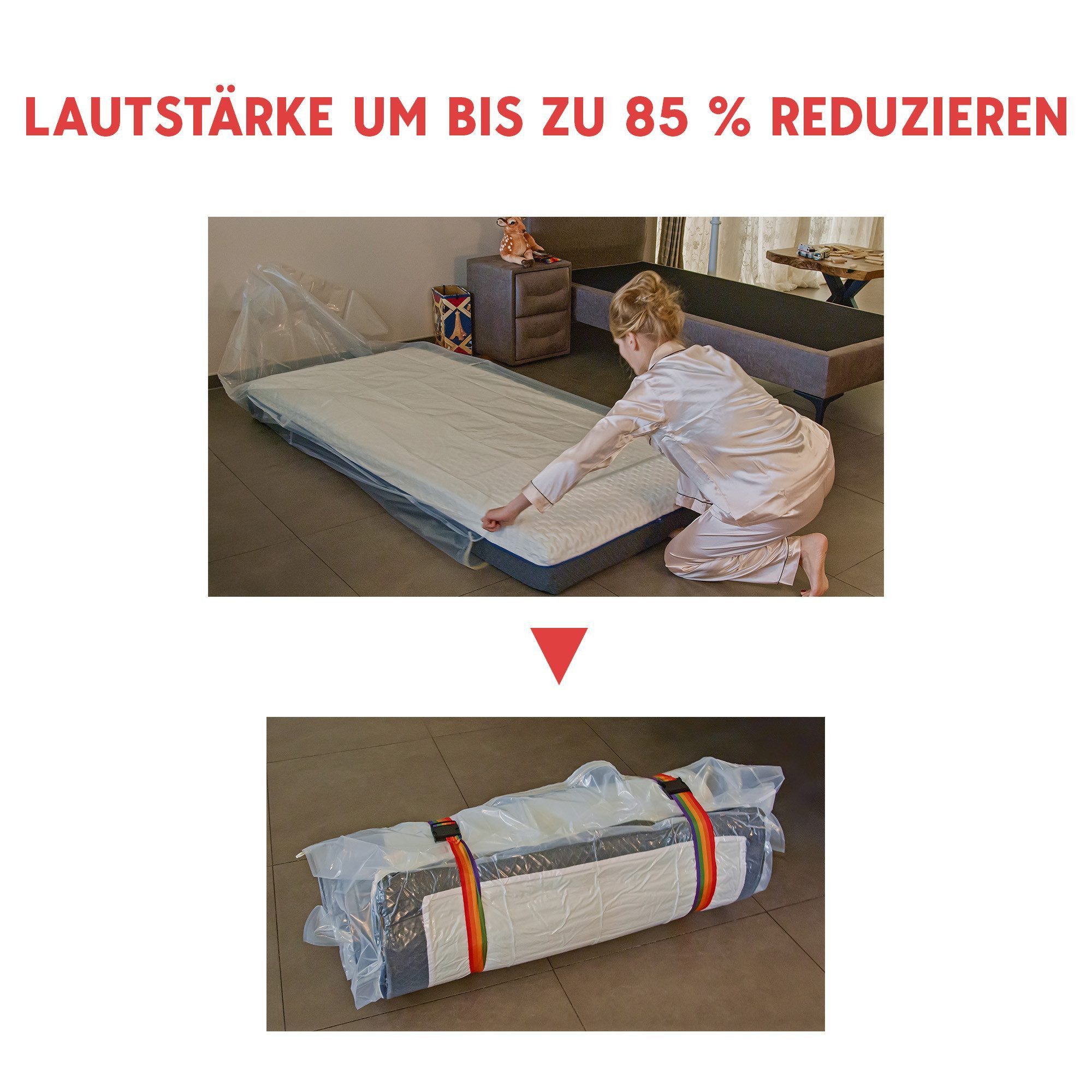 scarnatti Vakuumierbeutel Vakuumbeutel Aufbewahrungstasche 130x245 cm – für Kleidung, Bettdecken, Zubehör für Gartenpolster, Kissen, Winterjacken & mehr Geeignet für Umzug & Lagerung – 85% platzsparend, reißfest, PE+PA, Extra groß & wiederverwendbar, - vacuum cube xxl für Haushalt & Reisen
