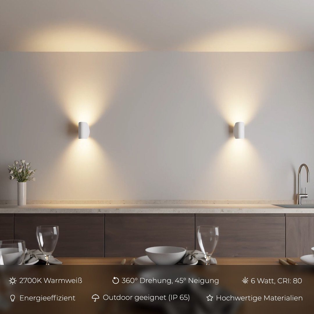 Neona LED Wandleuchte POLARIS Weiß, Innovative günstig online kaufen